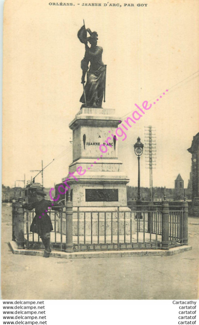 45.  ORLEANS . Jeanne D'Arc Par GOY . - Orleans