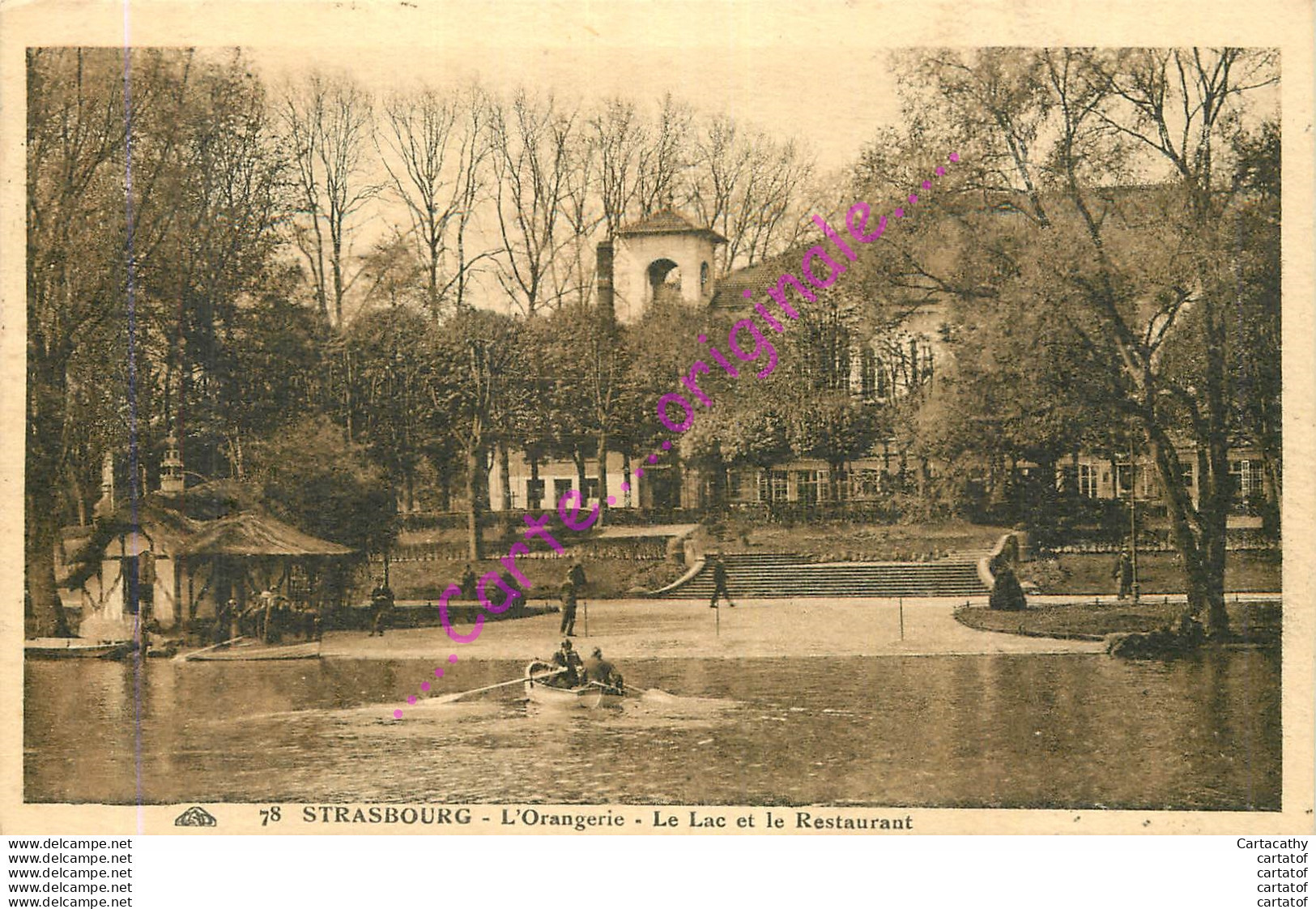 67.  STRASBOURG .  L'Orangerie .   Le Lac Et Le Restaurant . - Strasbourg