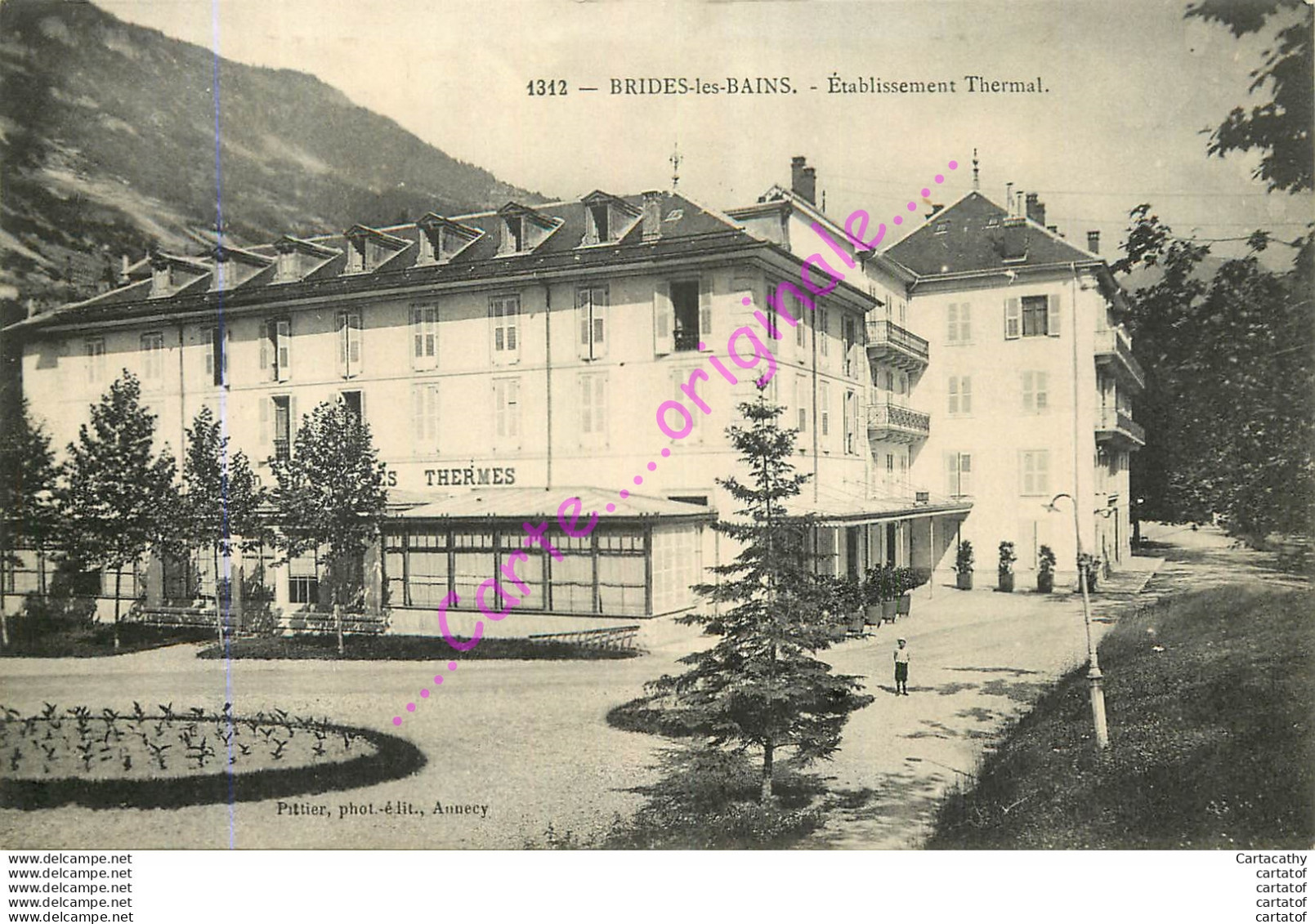 73.  BRIDES LES BAINS .  Etabvlissement Thermal . - Brides Les Bains