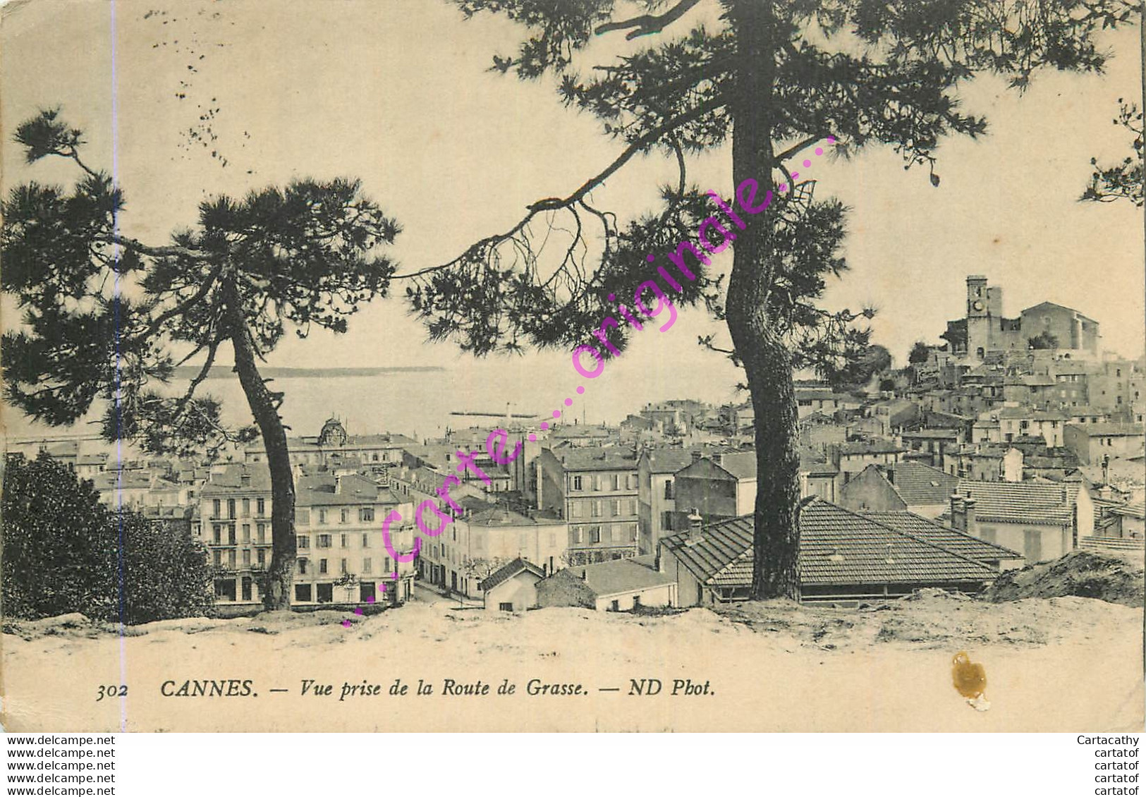 06.  CANNES .  Vue Prise De La Route De Grasse . - Cannes