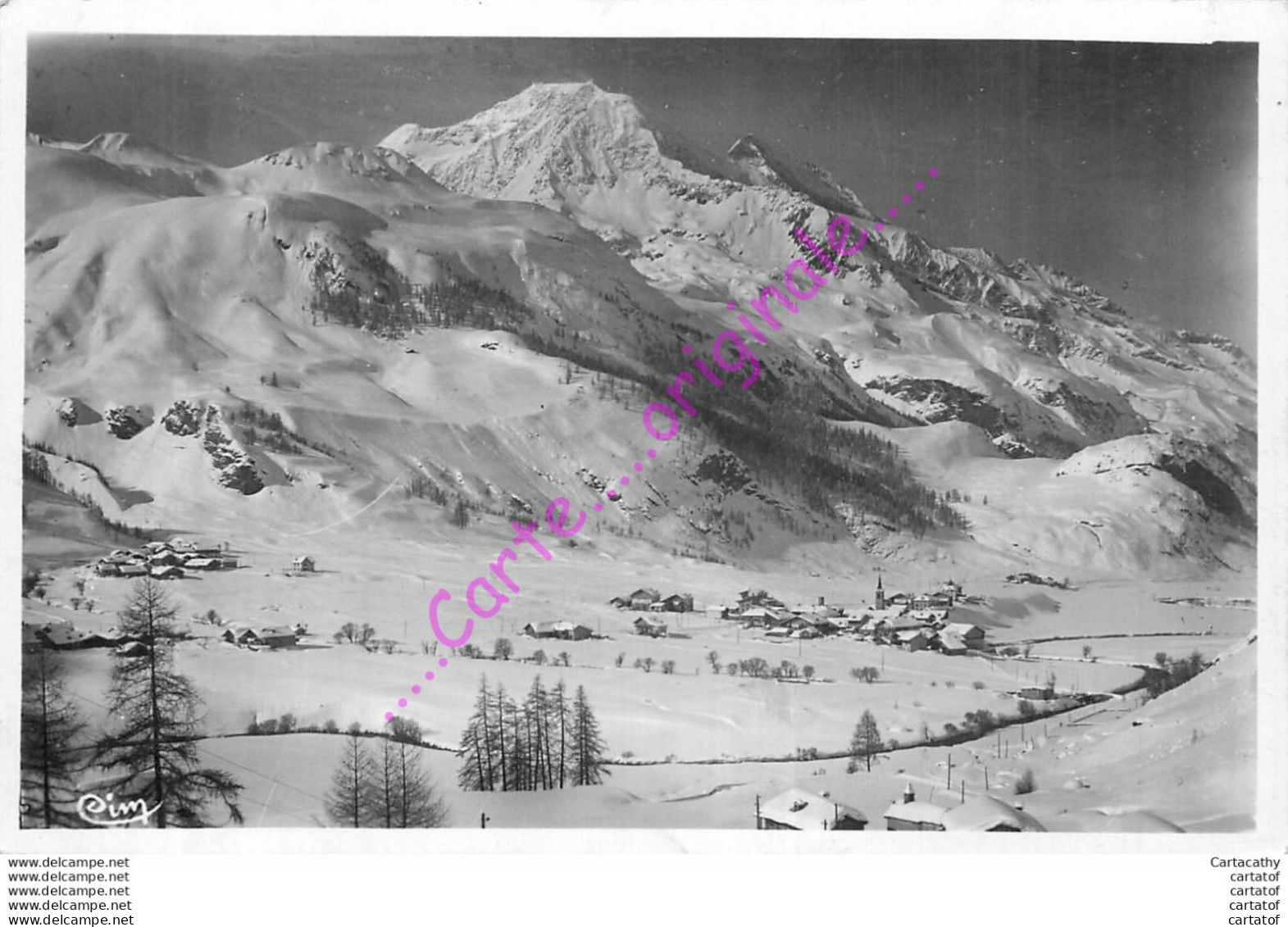 TIGNES .  Vue Générale Et Villard ... - Autres & Non Classés