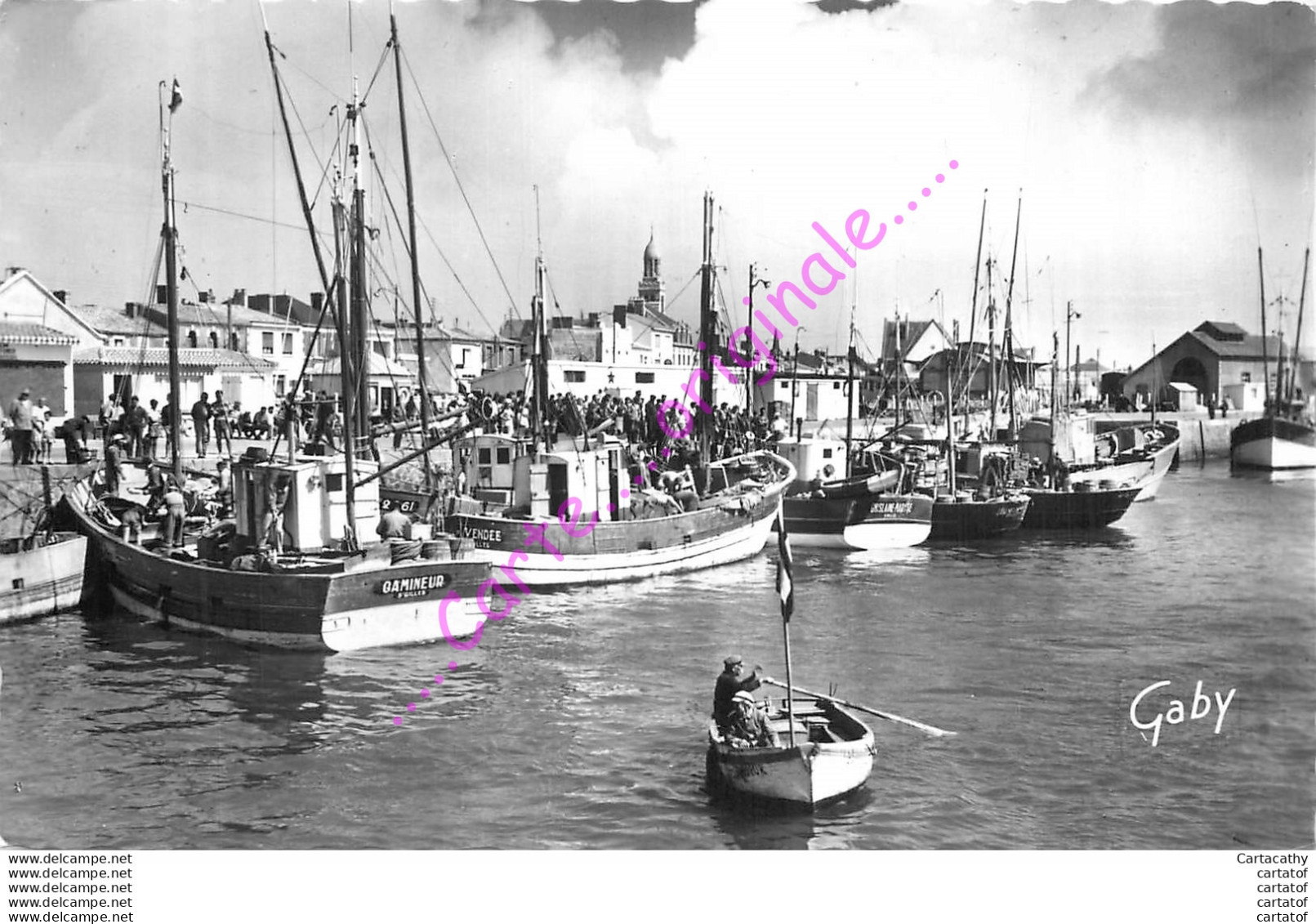 85.  CROIX DE VIE .  Le Port.  Arrivée Des Bateaux De Pêche . - Other & Unclassified