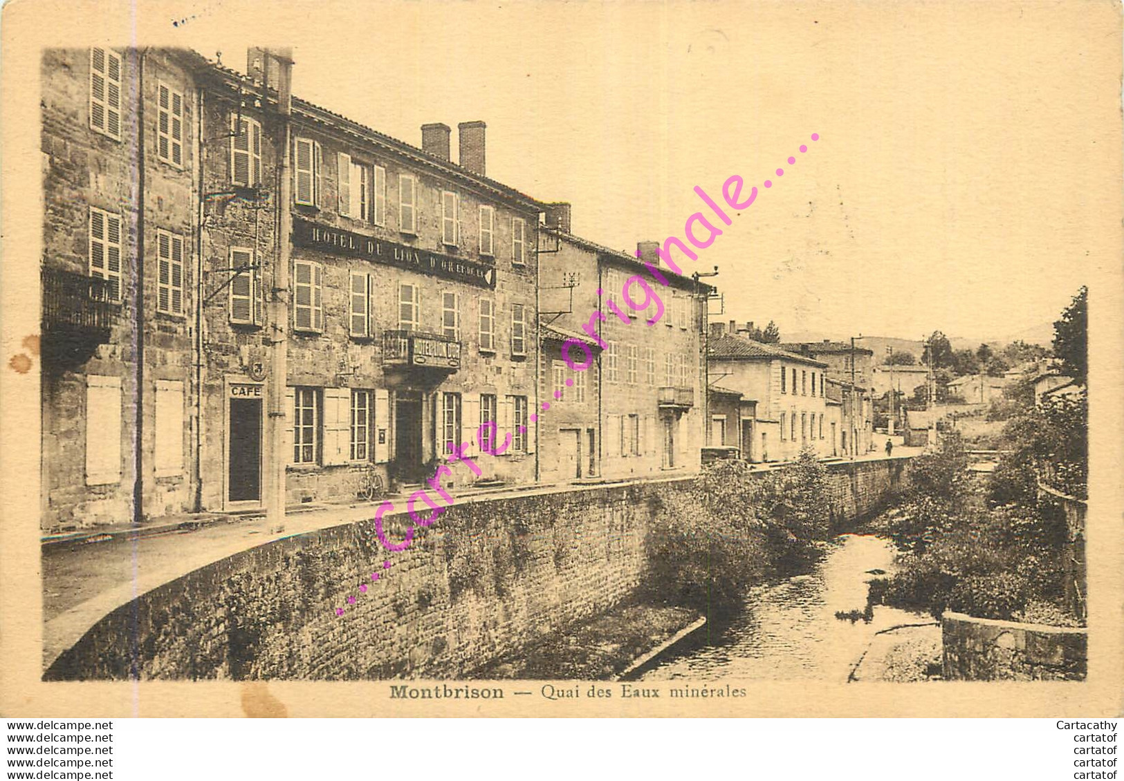 42.  MONTBRISON .  Quai Des Eaux Minérales . - Montbrison