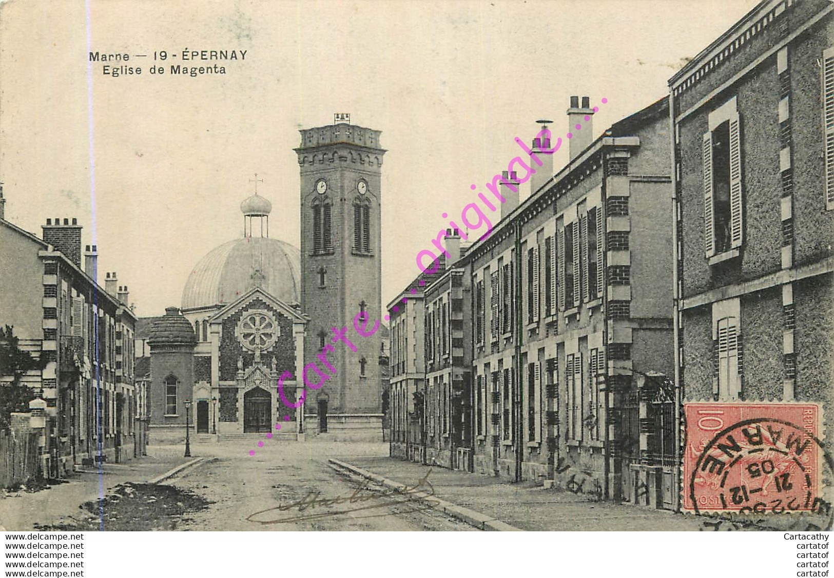 51.  EPERNAY .  Eglise De Magenta . - Epernay