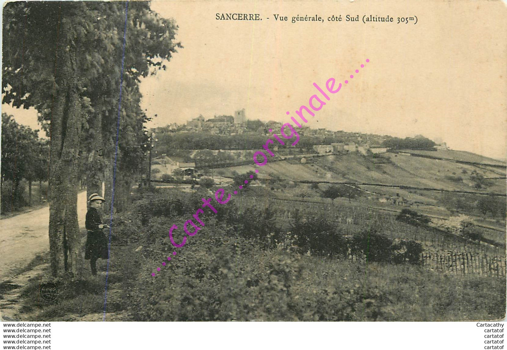 18.  SANCERRE .  Vue Générale Côté Sud . - Sancerre