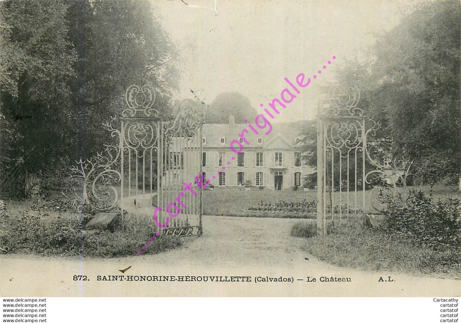 14.  SAINT HONORINE HEROUVILLETTE .  Le Château . - Sonstige & Ohne Zuordnung