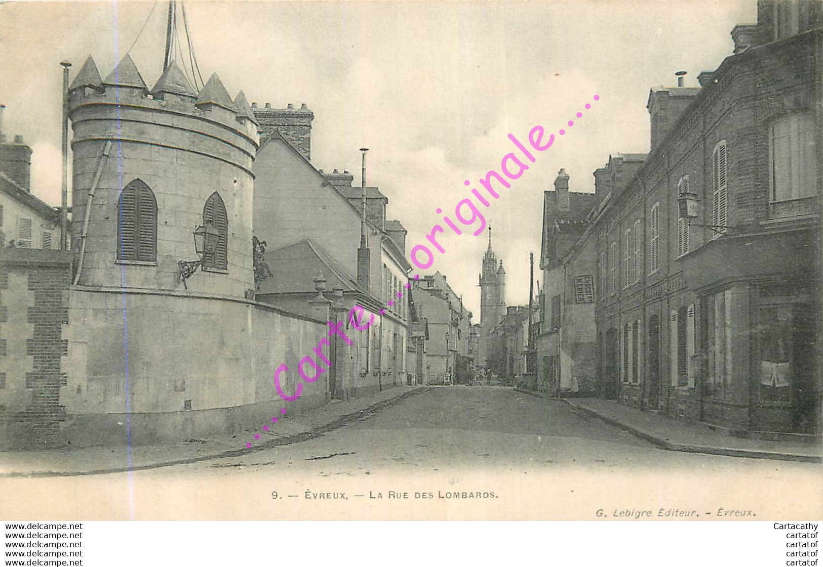 27.  EVREUX .  La Rue Des Lombards . - Evreux