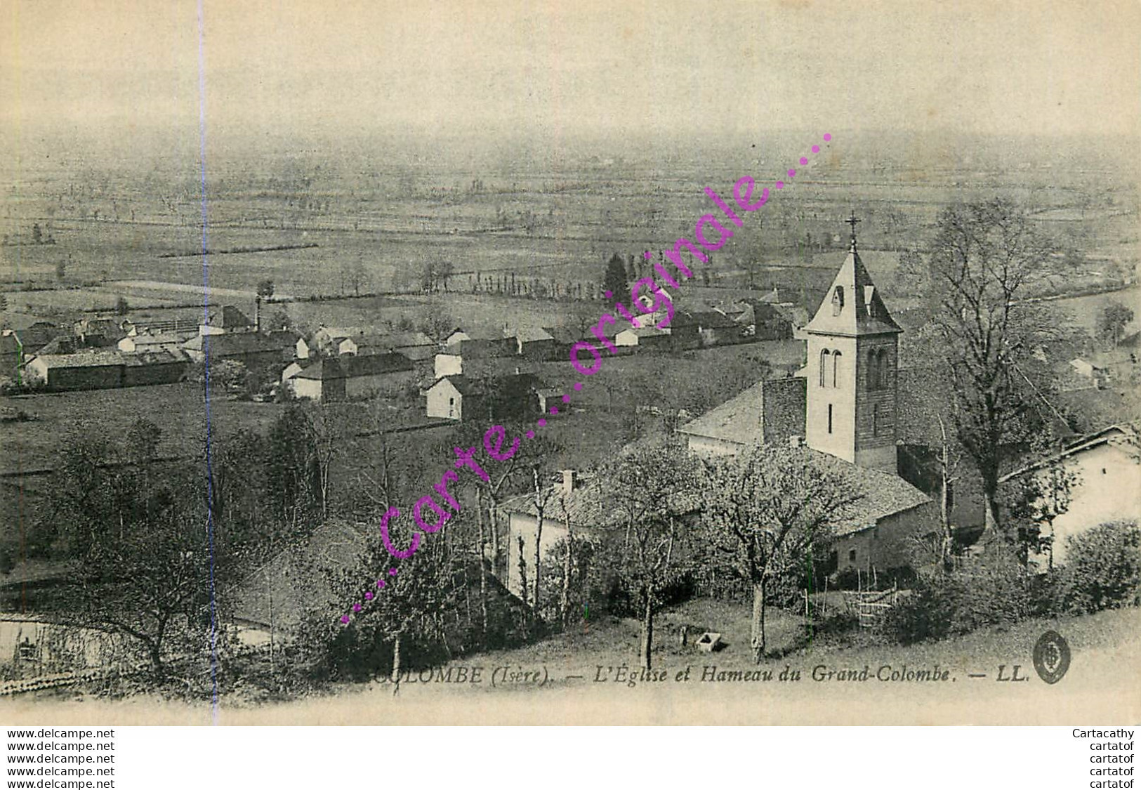 38.  COLOMBE . L'Eglise Et Hameau Du Grand Colombe . - Other & Unclassified