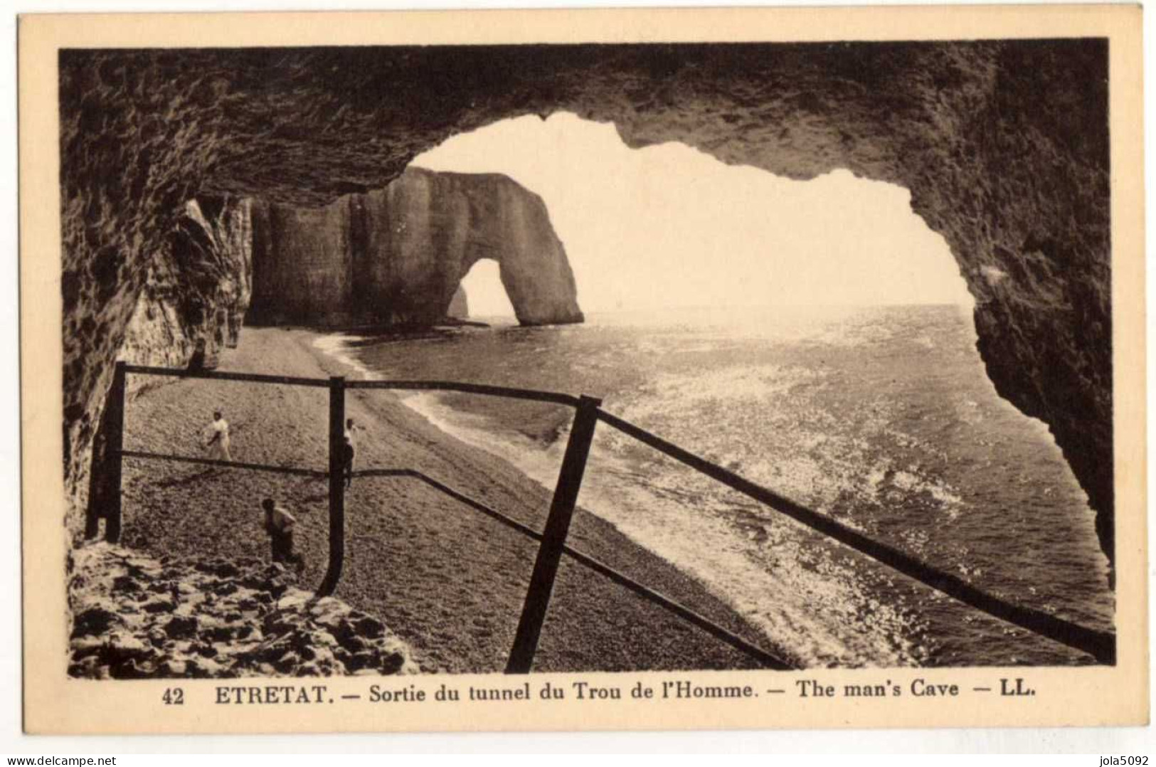 76 / ETRETAT - Sortie Du Tunnel Du Trou De L'Homme - Etretat