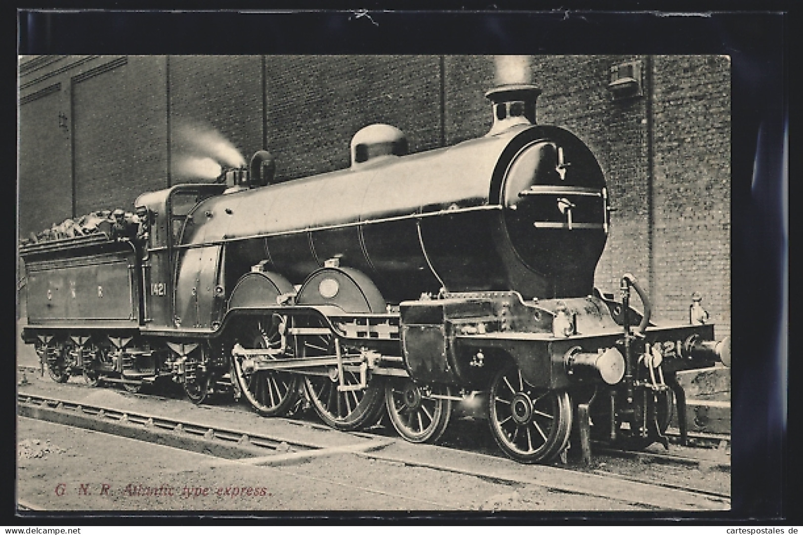 Pc G. N. R. Atlantic Type Express, Englische Eisenbahn  - Eisenbahnen