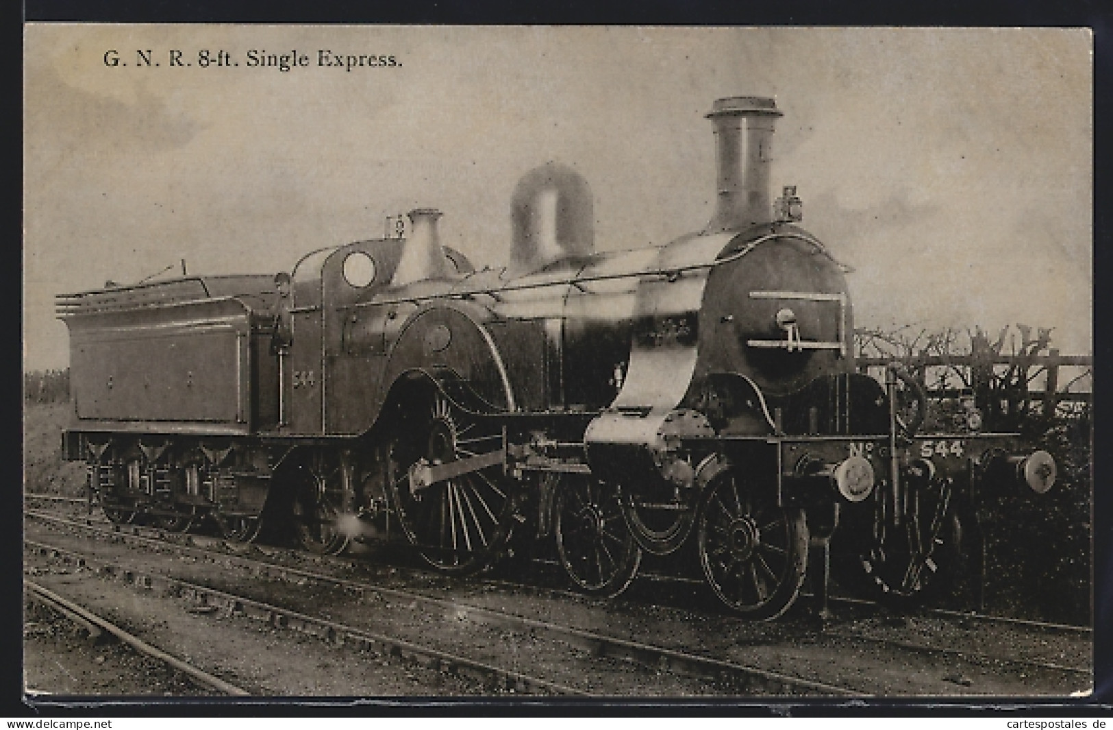 Pc G. N. R. 8-ft. Single Express, Englische Eisenbahn  - Trains