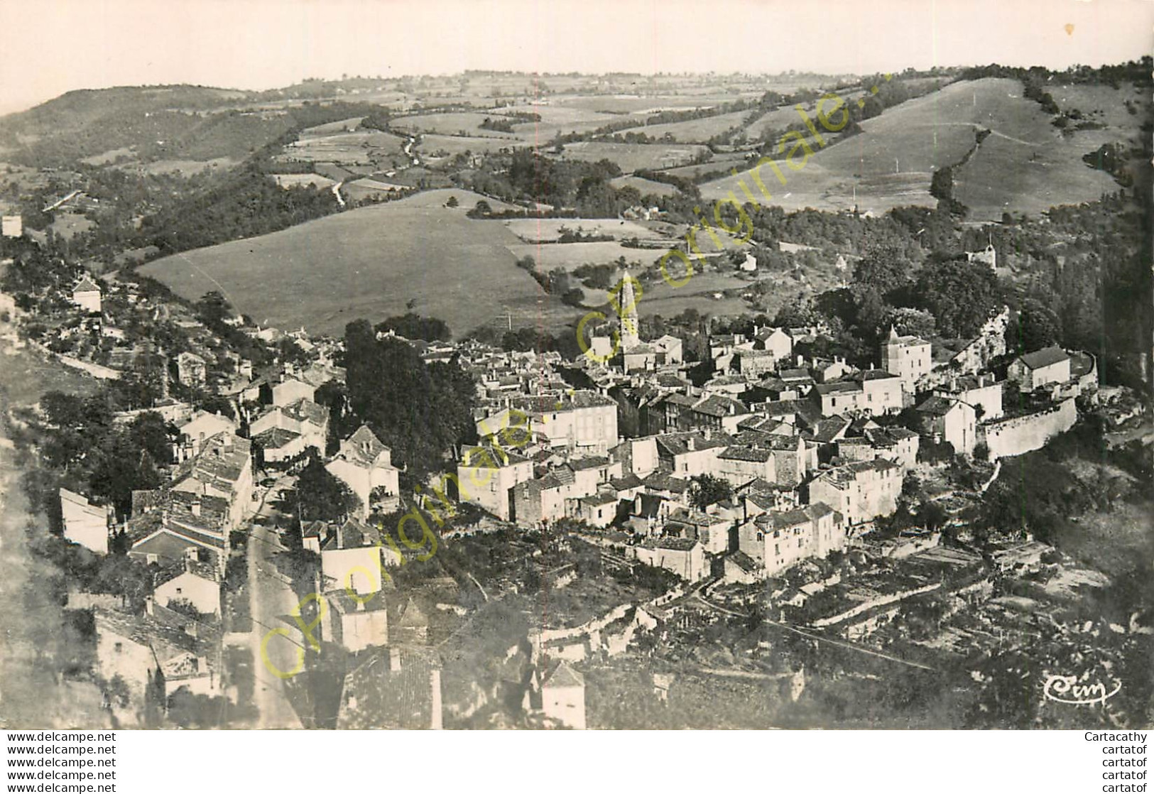 82.  CAYLUS .  Vue Générale . - Caylus