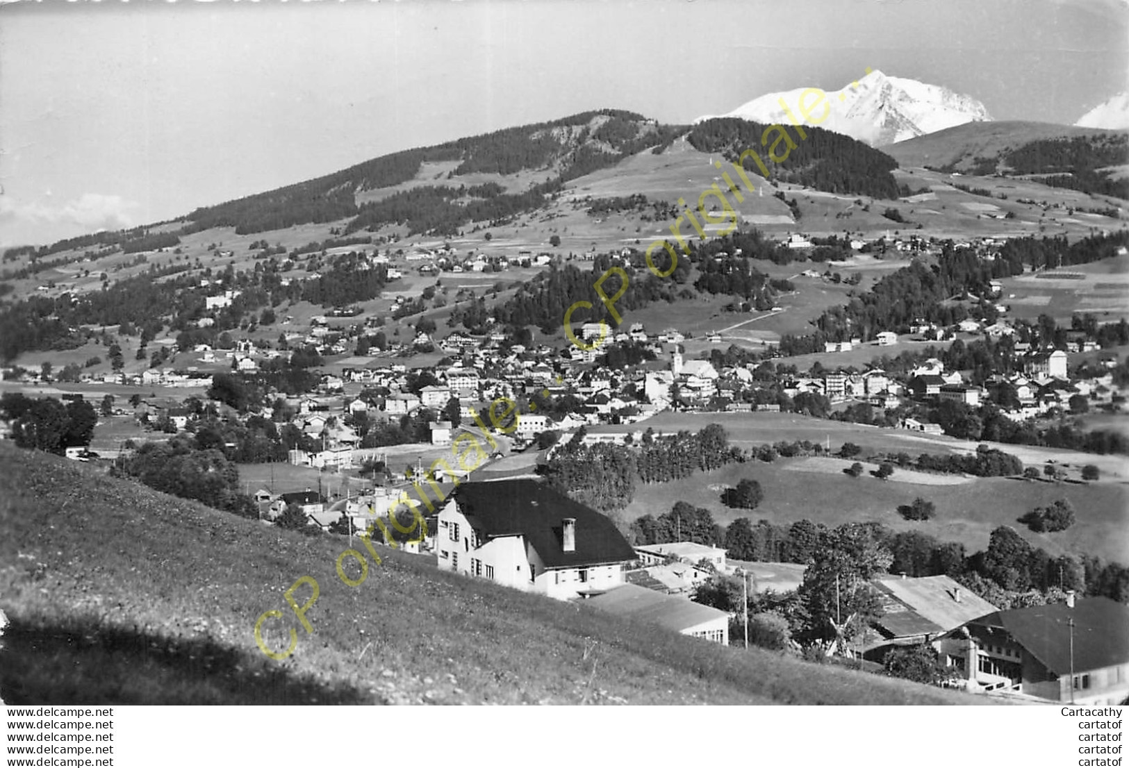 74.  MEGEVE .  Vue Générale . Le MOnt Arbois Et Le MOnt Blanc . - Megève