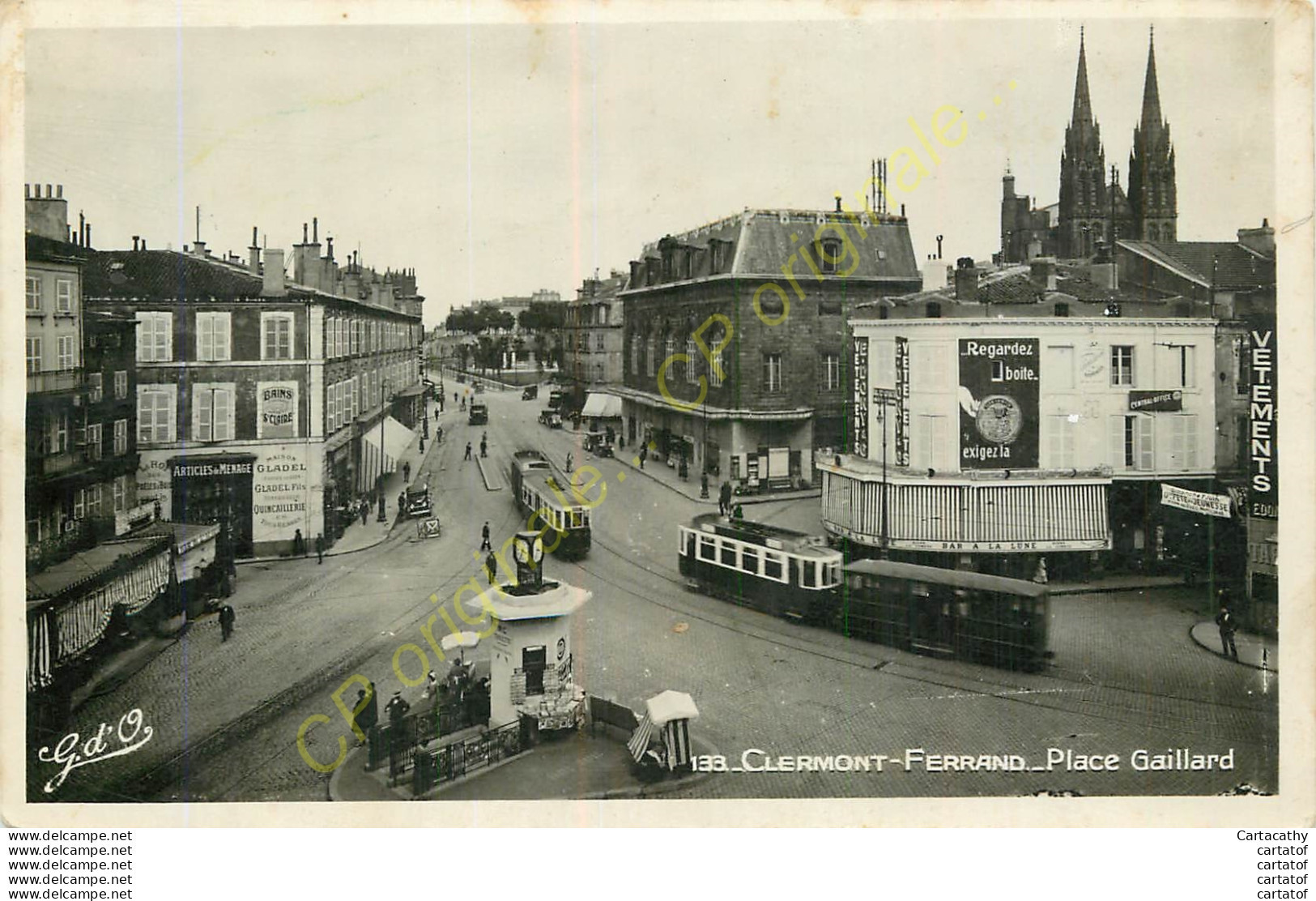 63.  CLERMONT FERRAND .  Place Gaillard . ( Tramway ) - Clermont Ferrand