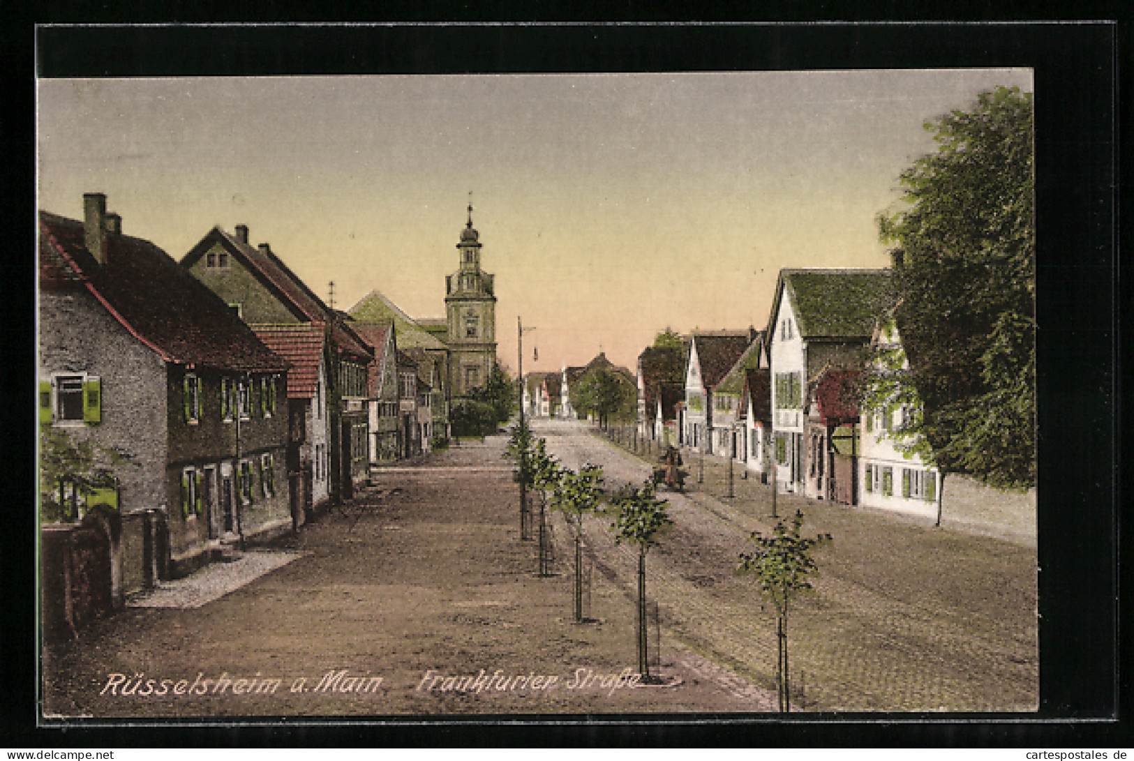 AK Rüsselsheim A. Main, Frankfurter Strasse  - Ruesselsheim