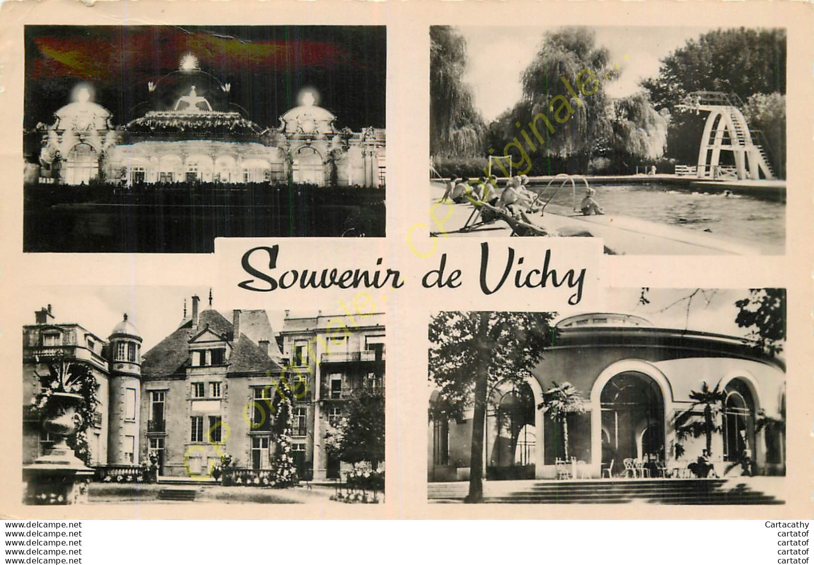 03.  Souvenir De VICHY .  CP Multivues . - Vichy