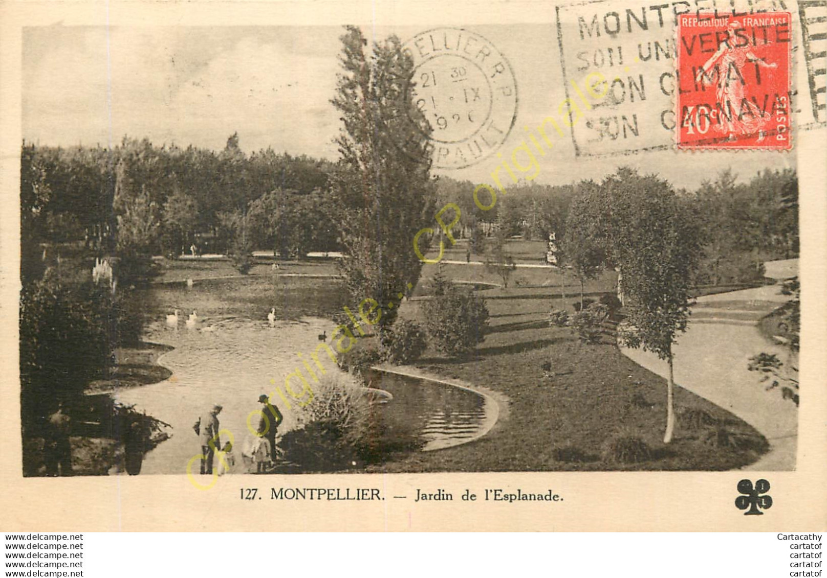 34.  MONTPELLIER .  Jardin De L'Esplanade . - Montpellier