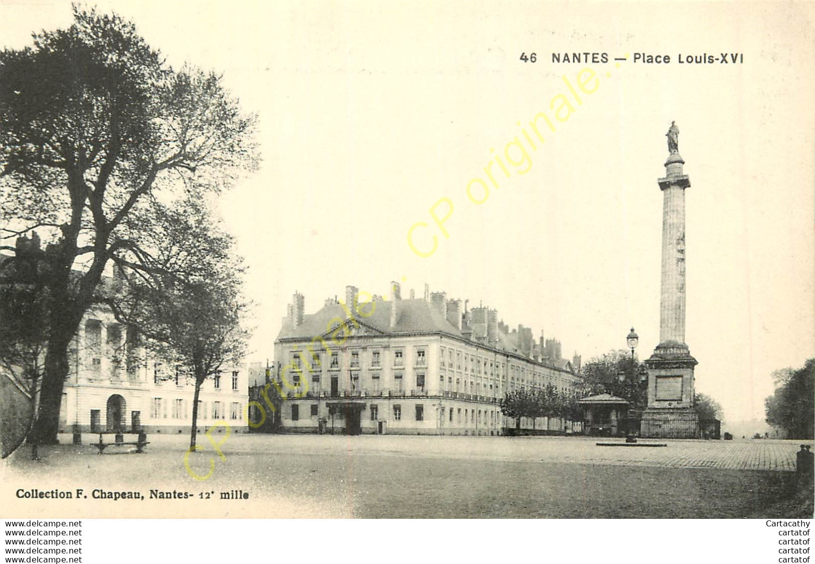 44.  NANTES .  Place Louis XVI . - Nantes