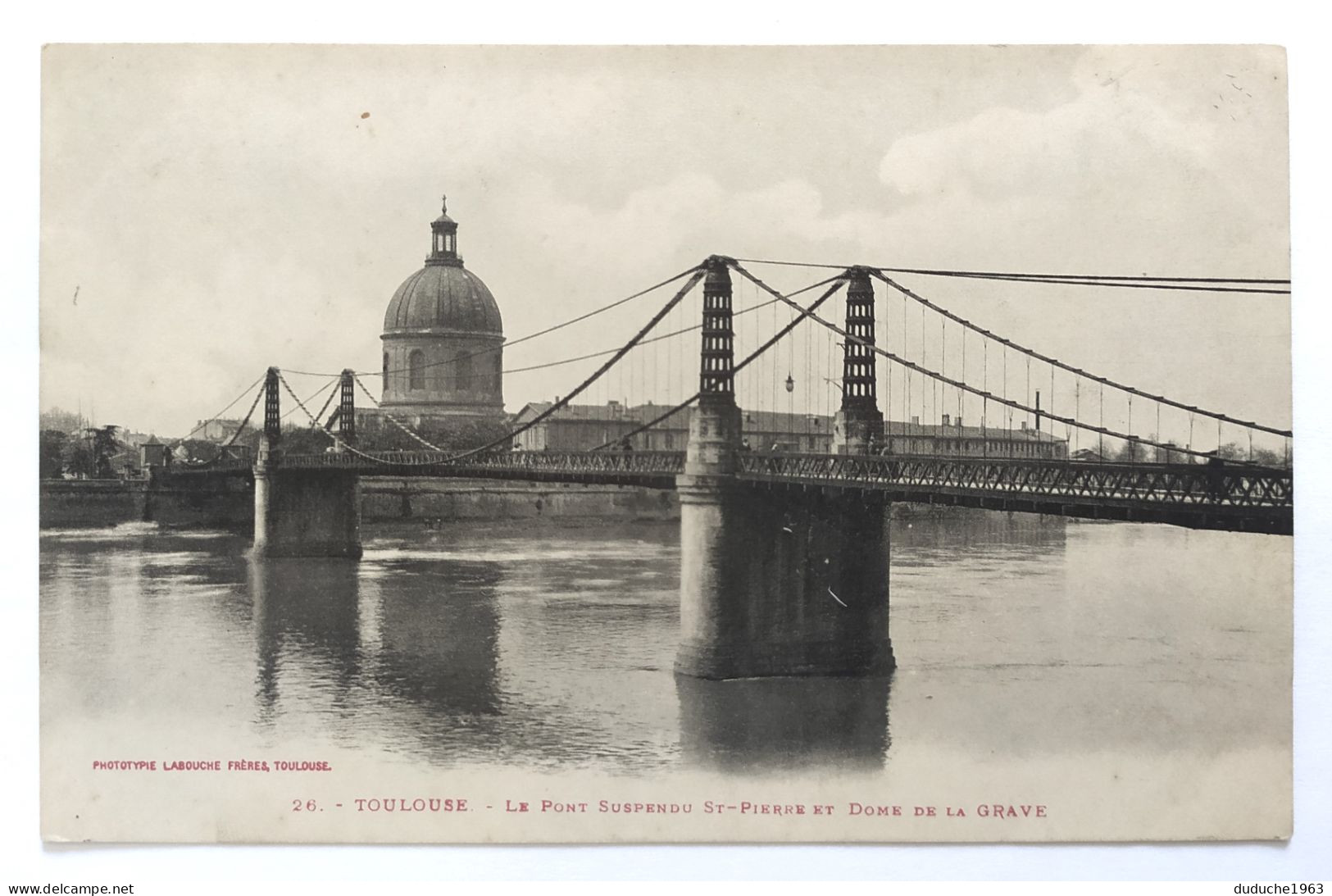 CPA - 31.Toulouse. Le Pont Suspendu - Toulouse