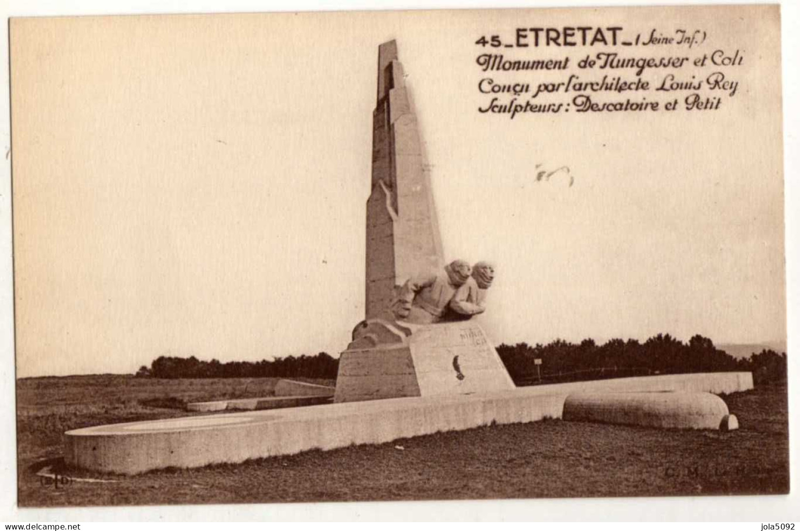 76 / ETRETAT - Monument De Nungesser Et Coli - Etretat