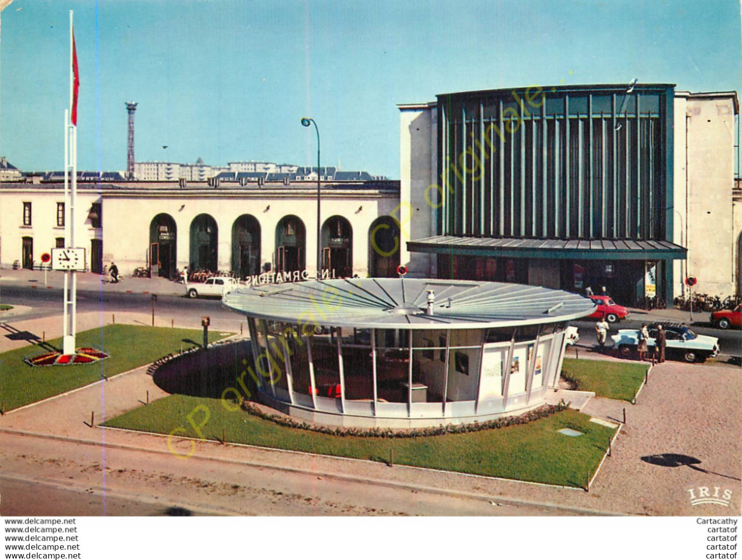 14.  CAEN .  La Gare Et Le Syndicat D'initiative . - Caen