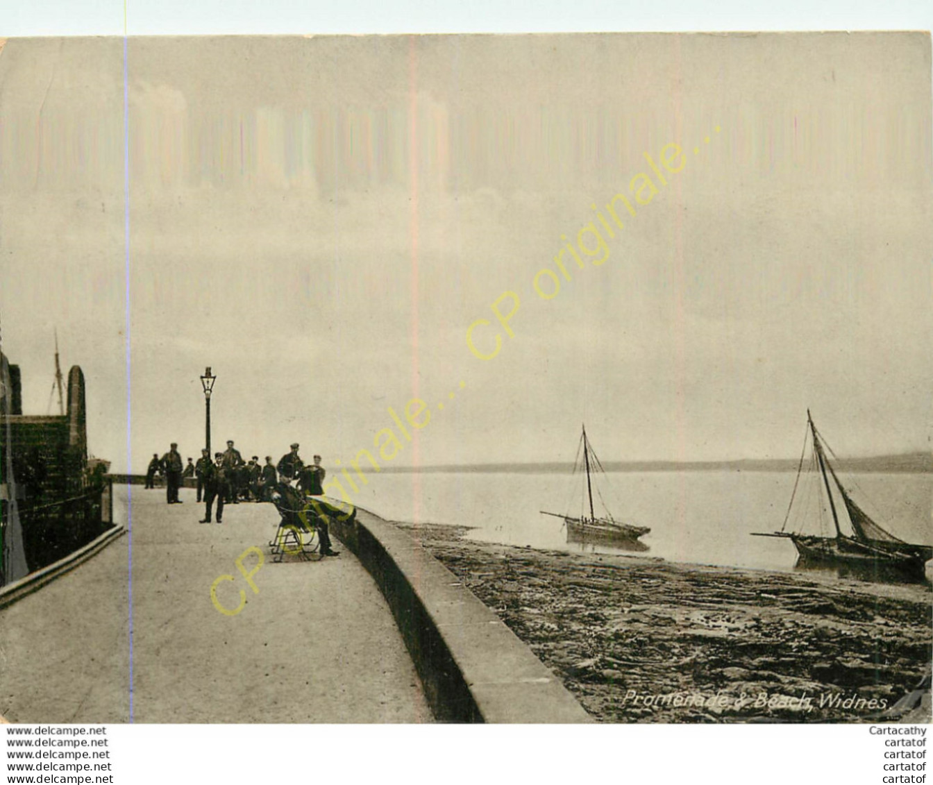 WIDNES . Promenade Et Beach . - Autres & Non Classés