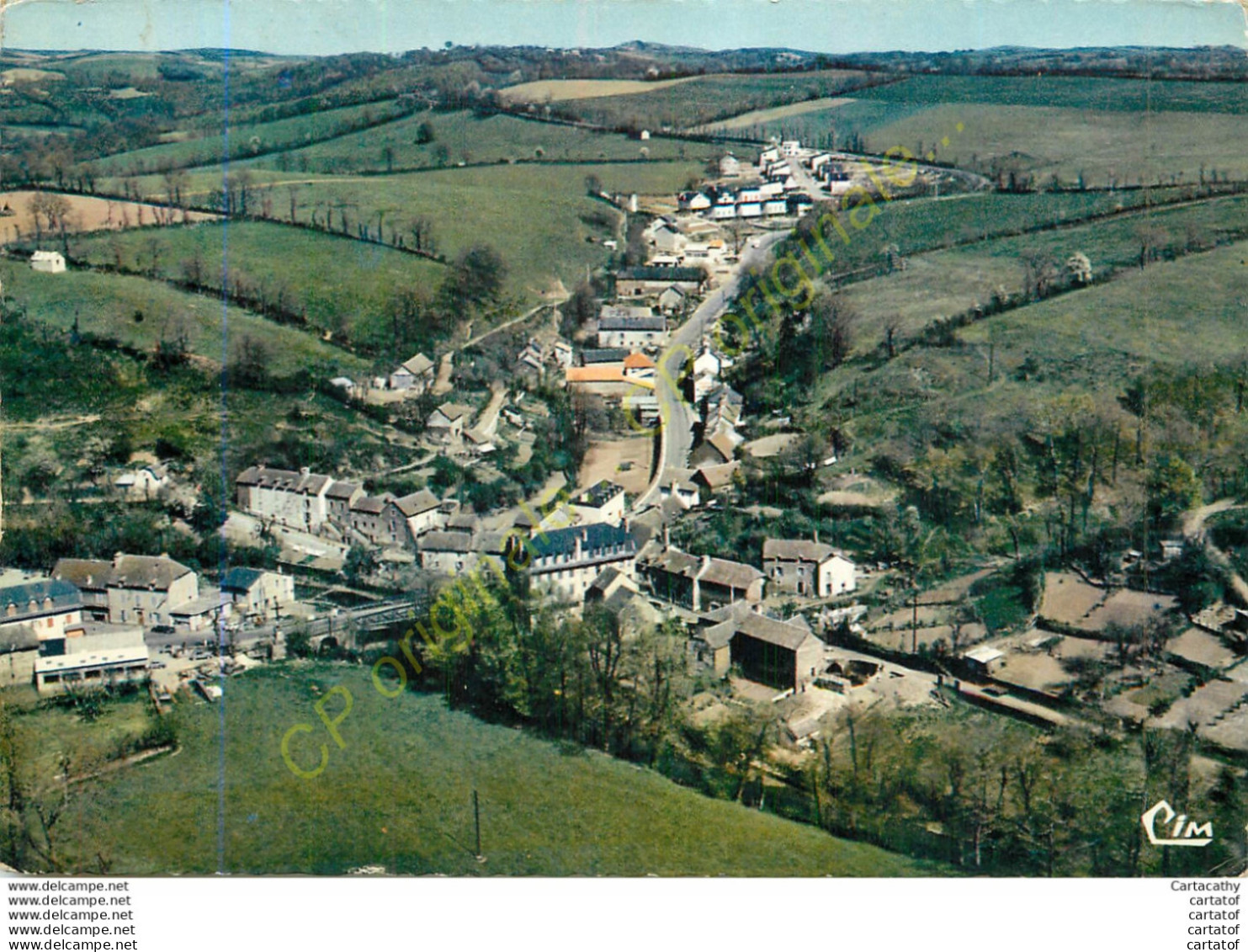 12.  PONT De SALARS .  Vue Aérienne . Avenue De Millau . - Altri & Non Classificati