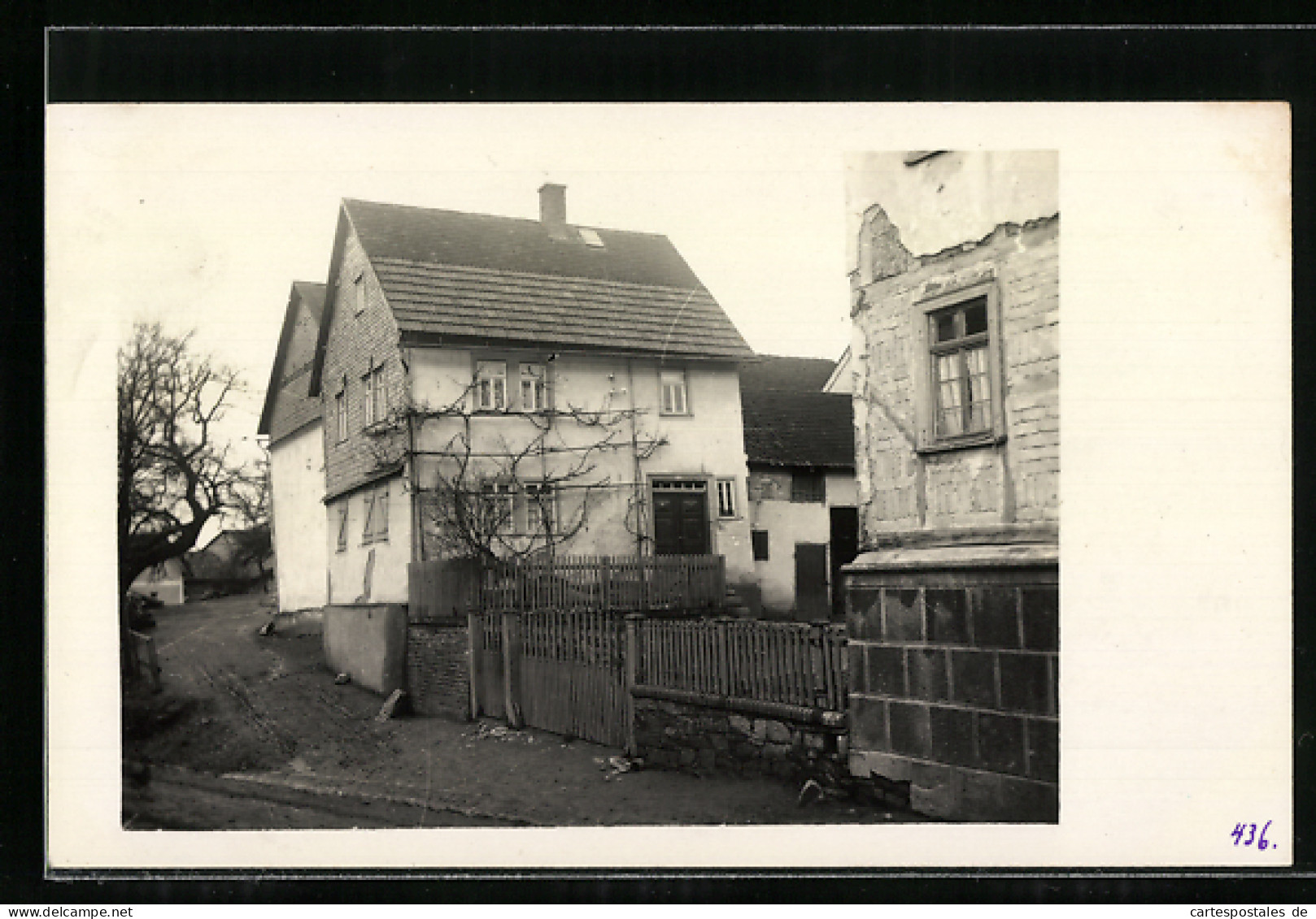 Foto-AK Steckenroth, Landheim Steckenroth, Ansicht Mit Strasse, 1925  - Other & Unclassified