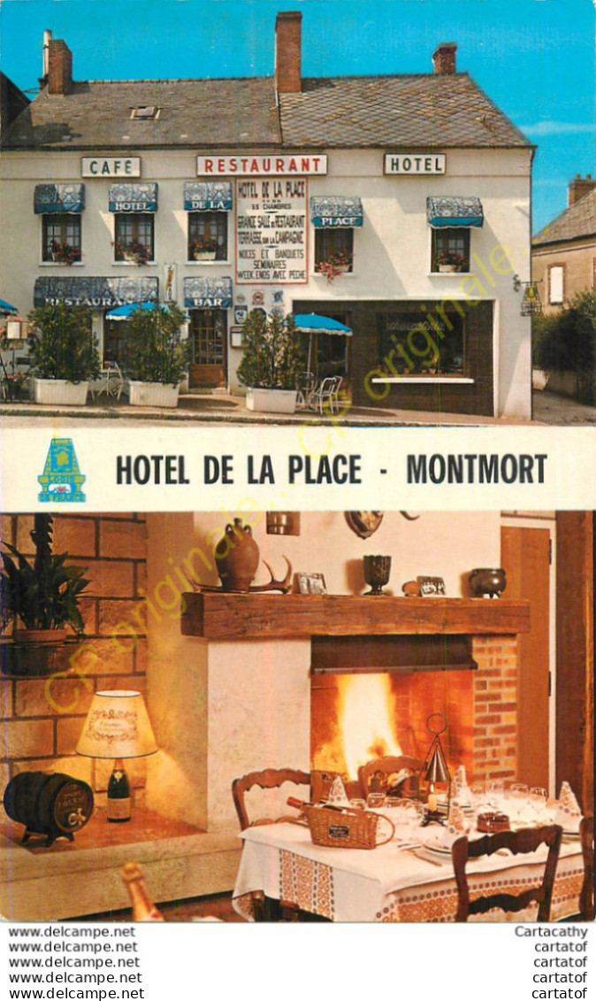 51.  MONTMORT . HOTEL DE LA PLACE . - Montmort Lucy