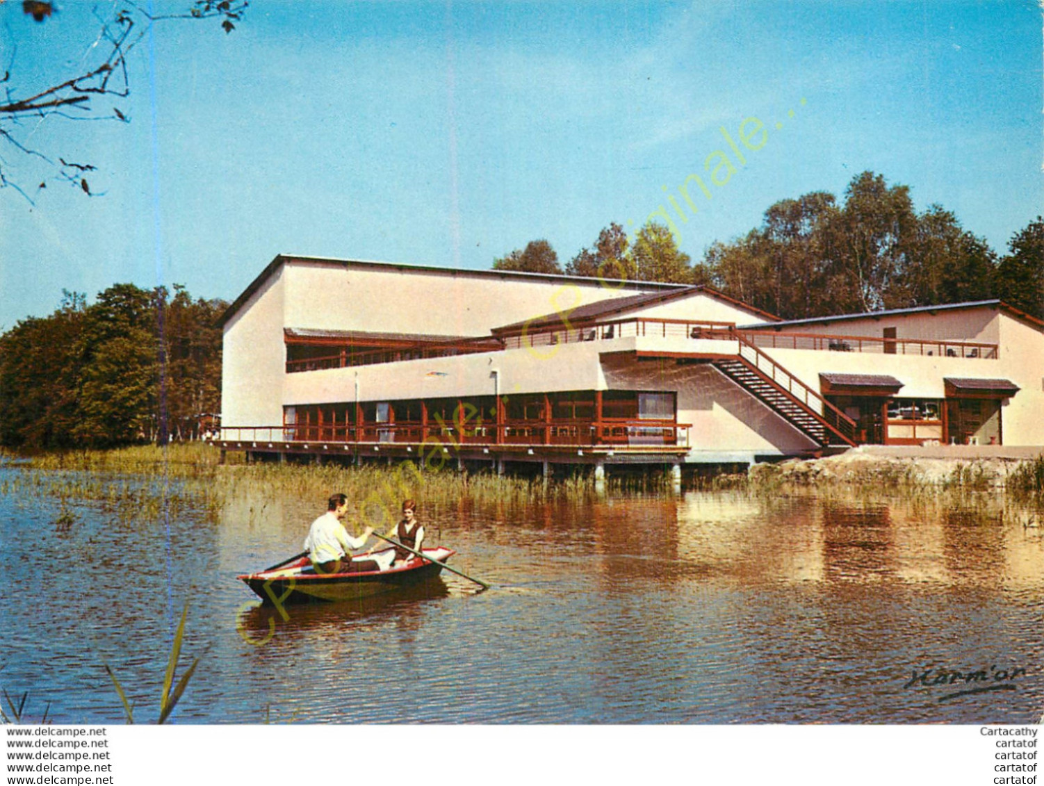 45.  Chilleurs Aux Bois .  NEUVILLE AUX BOIS . Centre De Loisirs De CHAMEROLLES . Restaurant Vu De L'étang . - Autres & Non Classés