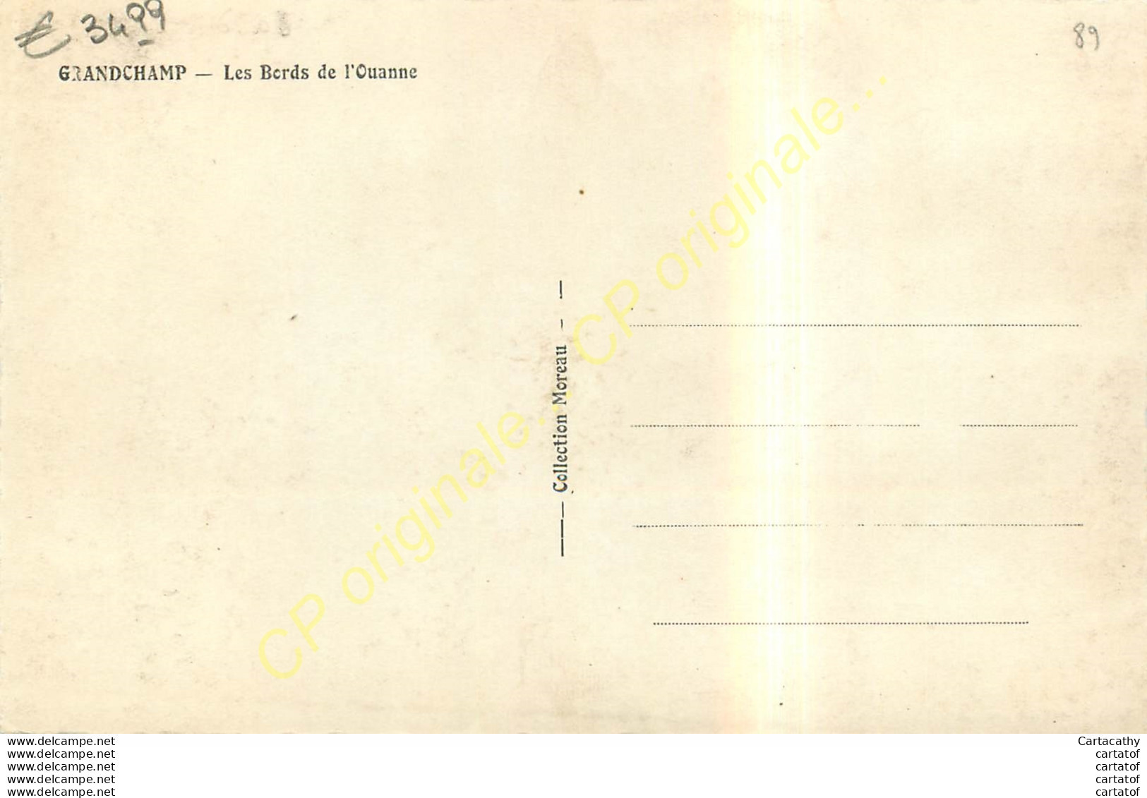 89.  GRANDCHAMP .  Les Bords De L'Ouanne . - Sonstige & Ohne Zuordnung