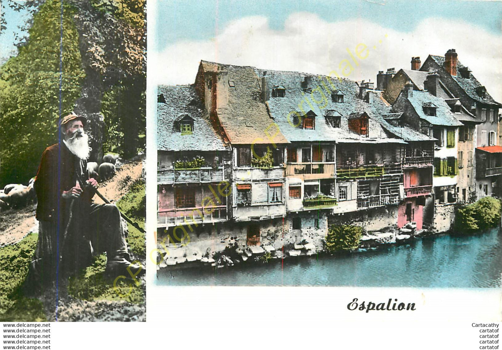 12.  ESPALION .  Vieilles Maisons . - Espalion