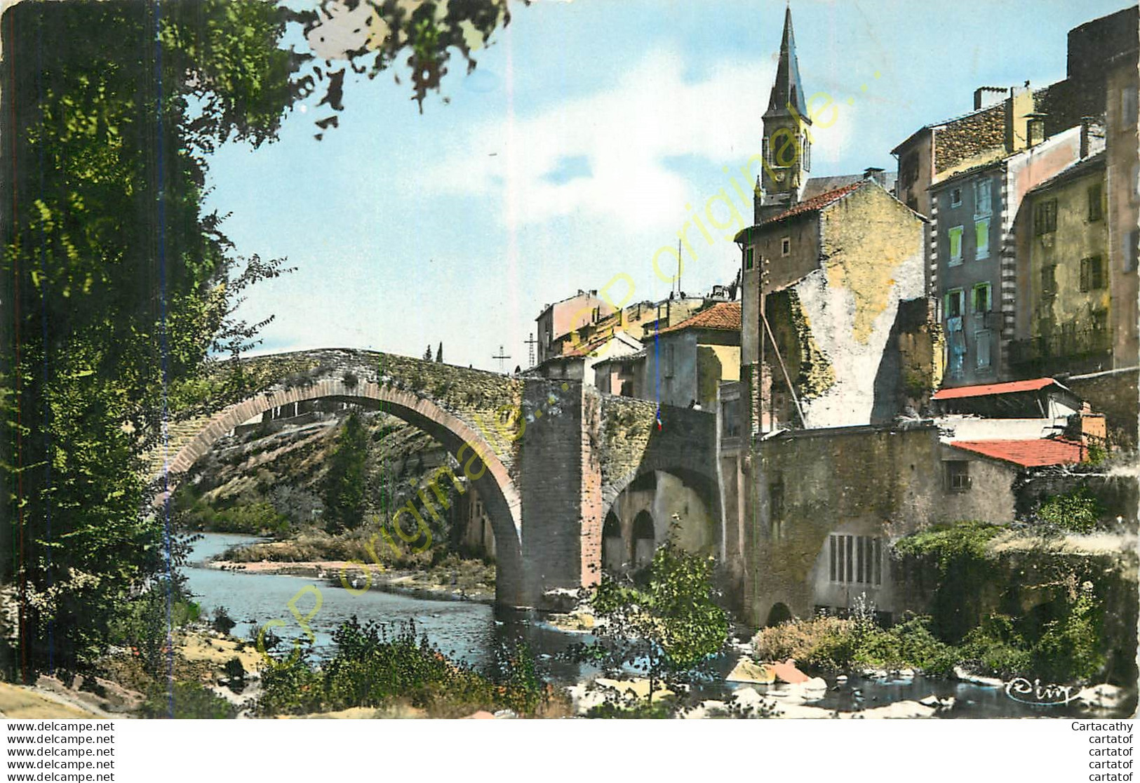 12.  CAMARES . Le Vieux Pont Et Le Clocher . - Sonstige & Ohne Zuordnung