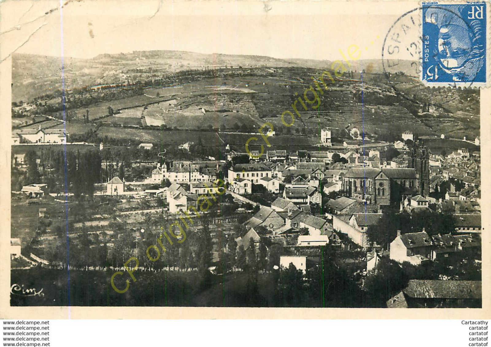 12.  ESPALION .  Vue Générale . - Espalion