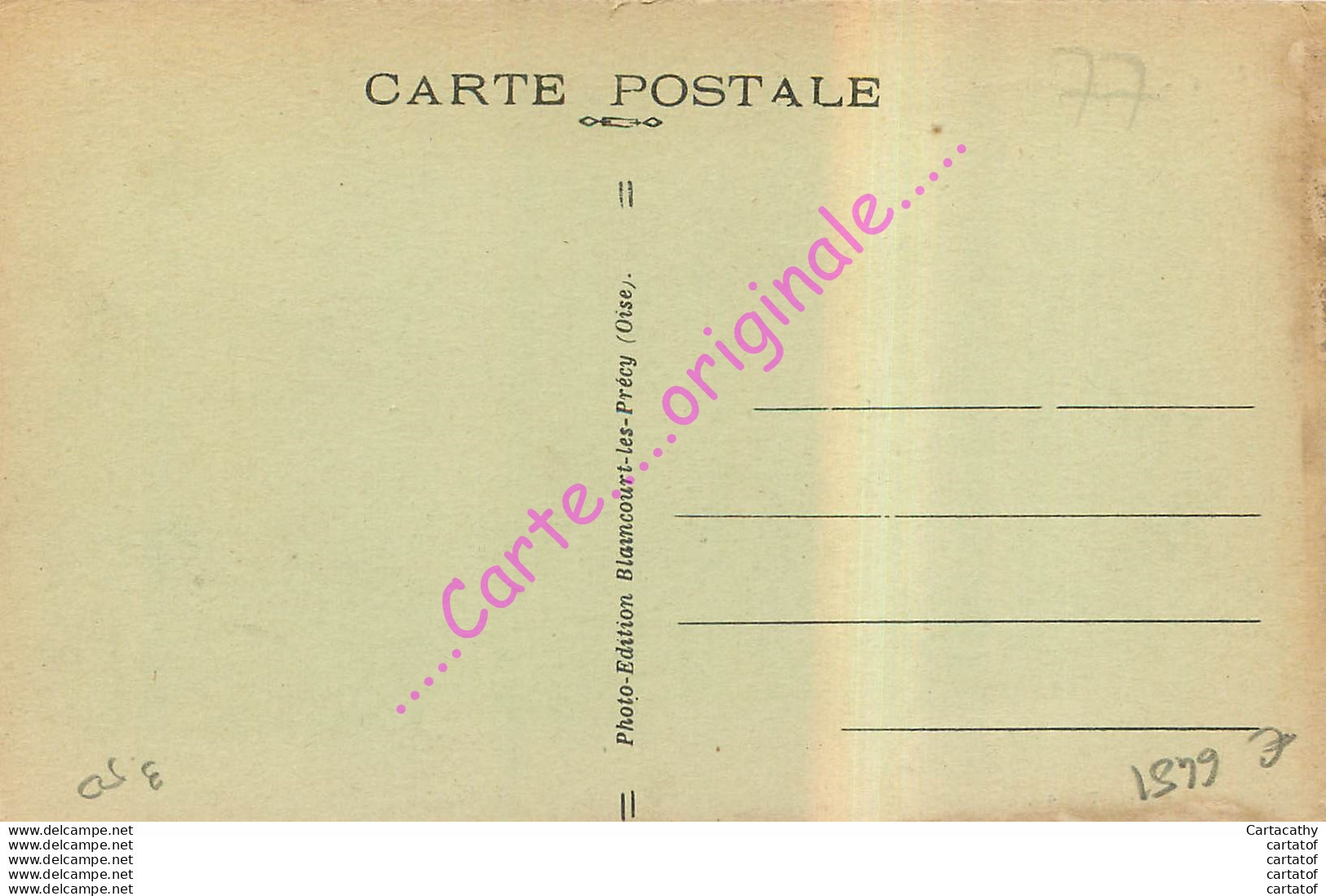 77. BROU Sur CHANTEREINE .  Avenue Jean-Jaurès .  CPA Animée . - Other & Unclassified