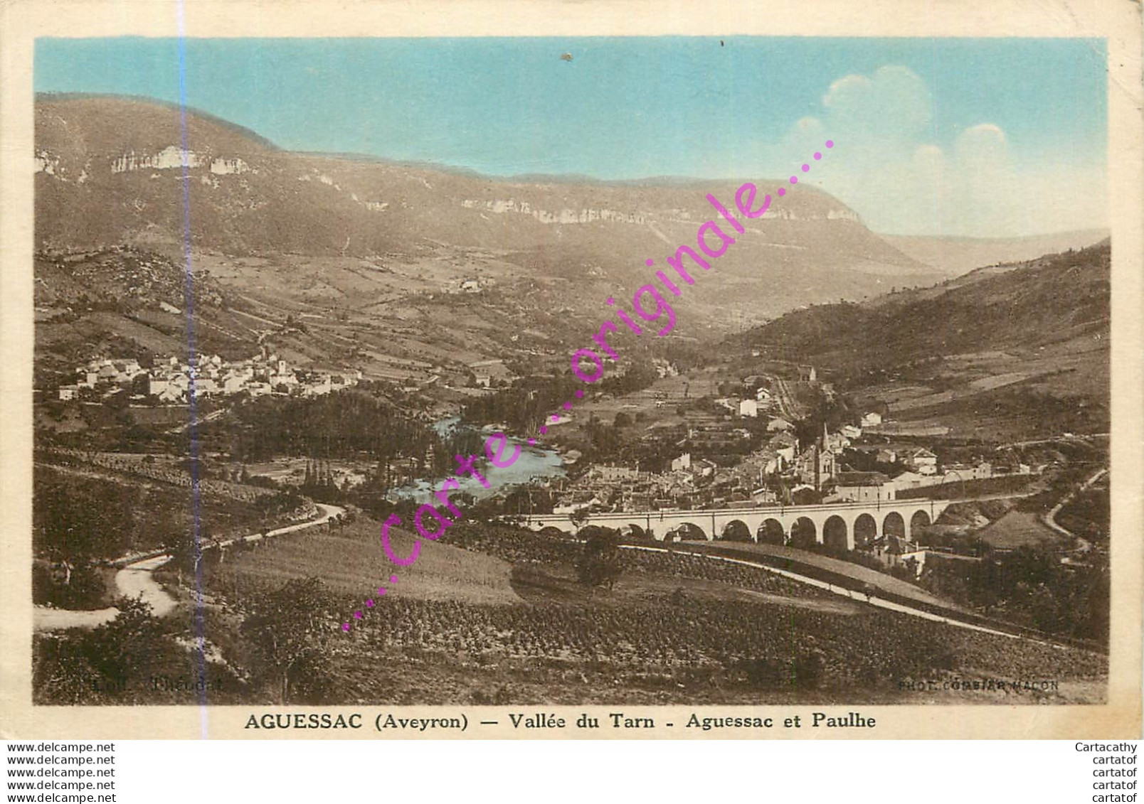 12.  AGUESSAC . Vallée Du Tarn . Aguessac Et Paulhe . - Autres & Non Classés