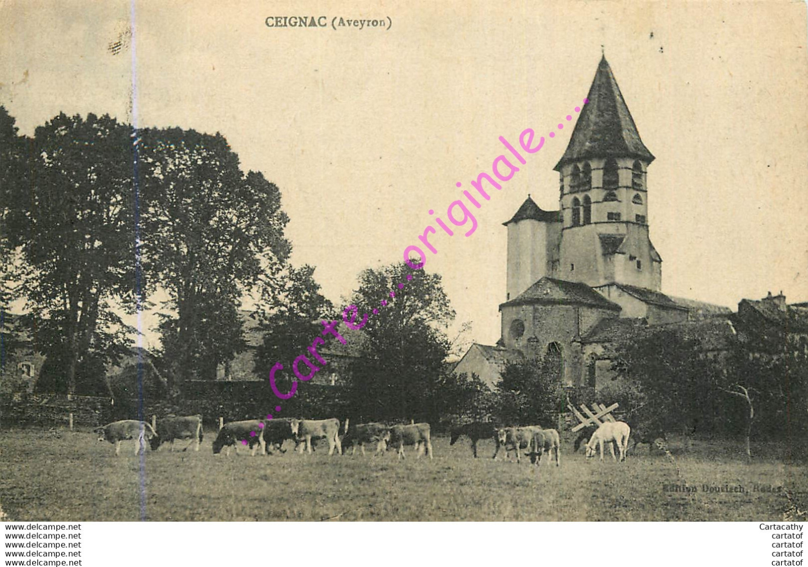 12.  CEIGNAC ( Eglise ) . - Autres & Non Classés