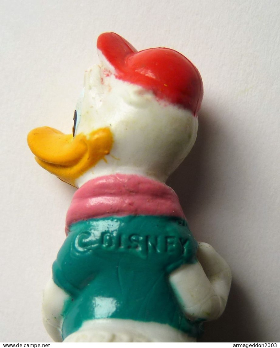 ANCIENNE FIGURINE PVC DISNEY DONALD FOOTBALL 5 CM - Disney