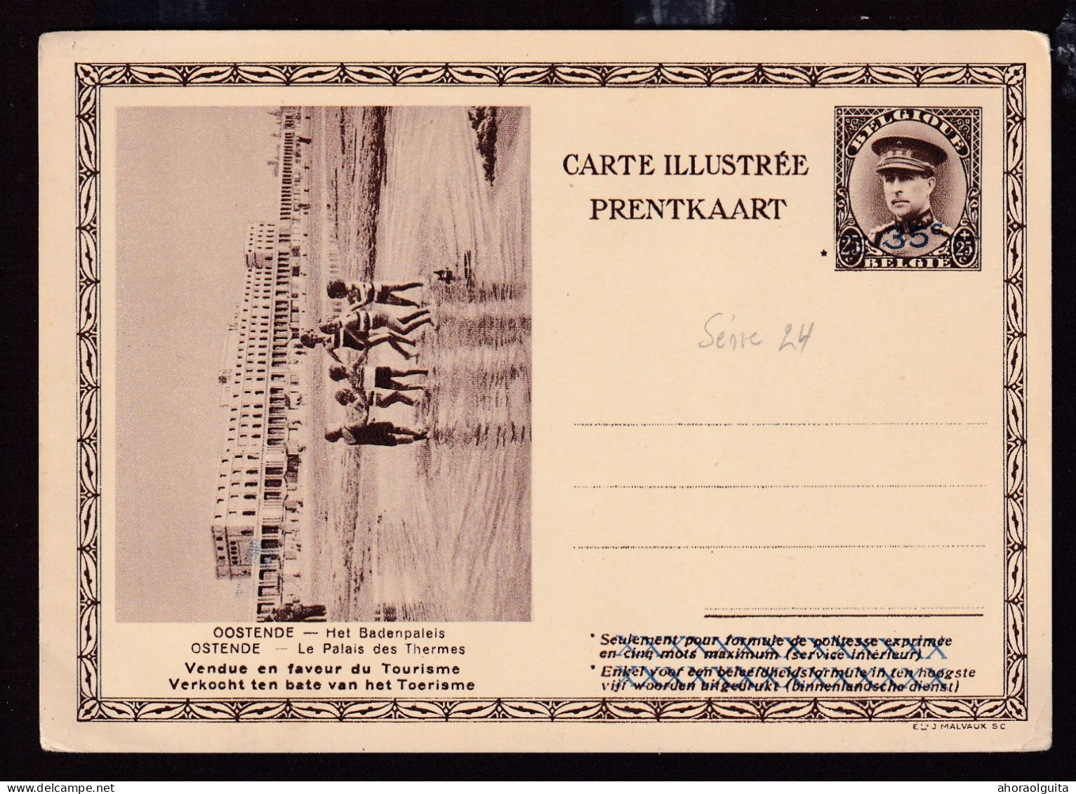 DDGG 252 -- Entier Illustré Képi Série No 24 - OOSTENDE - ETAT NEUF - Cartes Postales Illustrées (1971-2014) [BK]