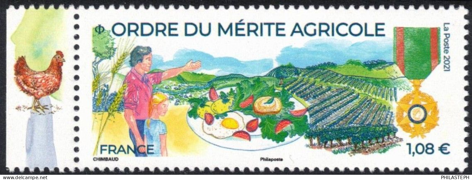 FRANCE - 2021 - ORDRE DU MERITE AGRICOLE - YT 5475 Neuf ** - Nuovi