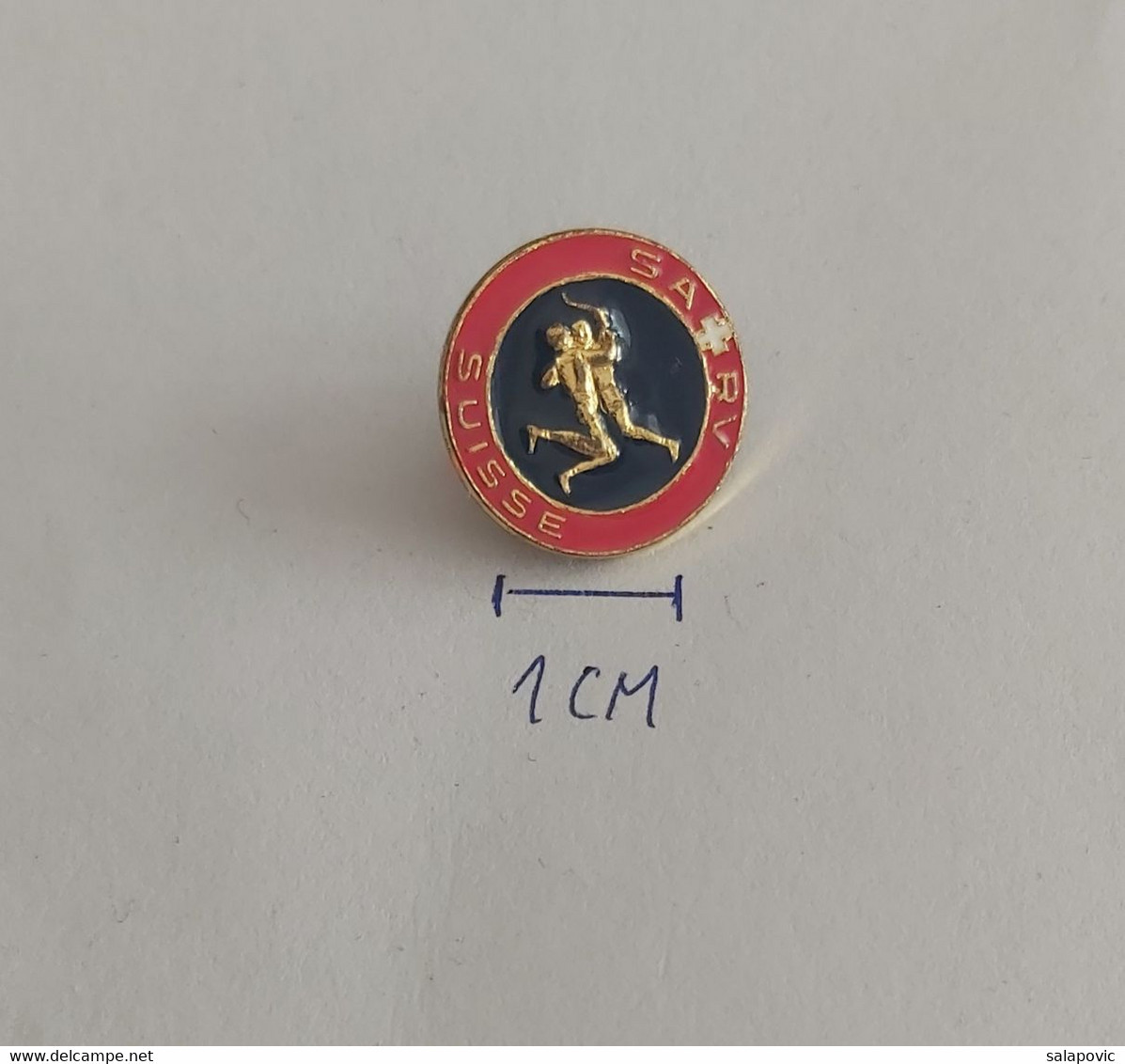 SARV Suisse Switzerland Wrestling Federation Association Union PIN A11/6 - Worstelen