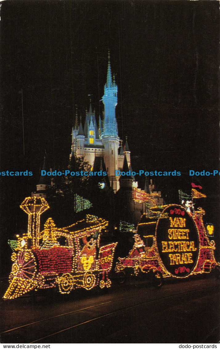 R083598 Main Street Electrical Parade. By Night. Walt Disney World. 1984 - World