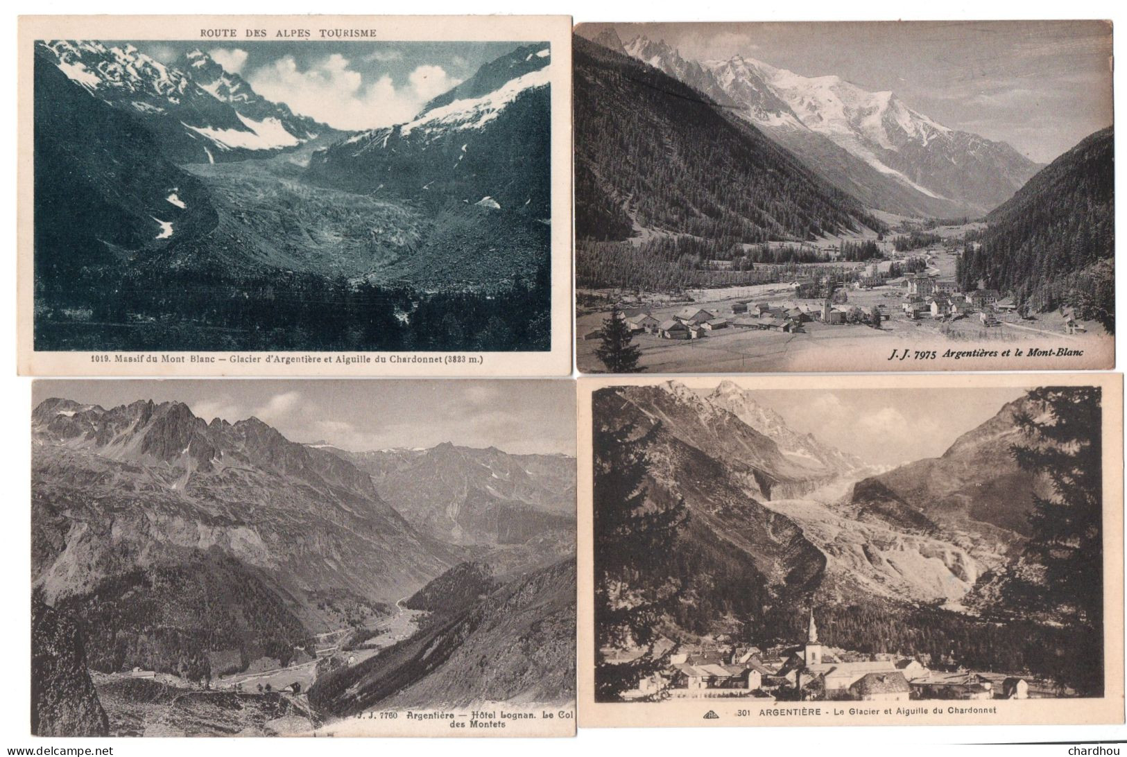 ARGENTIERE // ARGENTIERES // Lot 7 // LOT DE 10 CARTES - Otros & Sin Clasificación