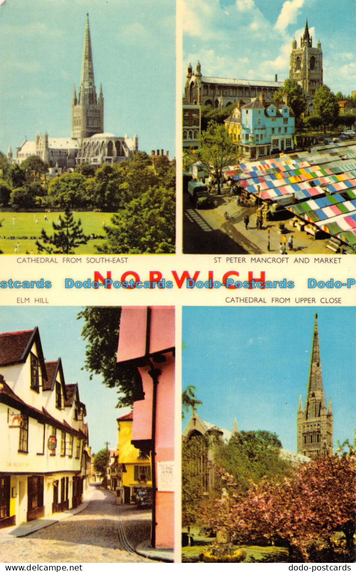 R083603 Norwich. Multi View. Jarrold. Cotman Color - World