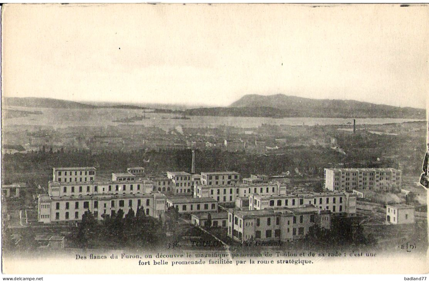 83 - TOULON - Des Flancs Du Furon, Panorama Toulon Et Sa Rade  - Toulon