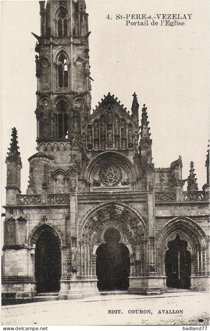 89 - ST PERE SOUS VEZELAY - Portail De L Eglise - Otros & Sin Clasificación