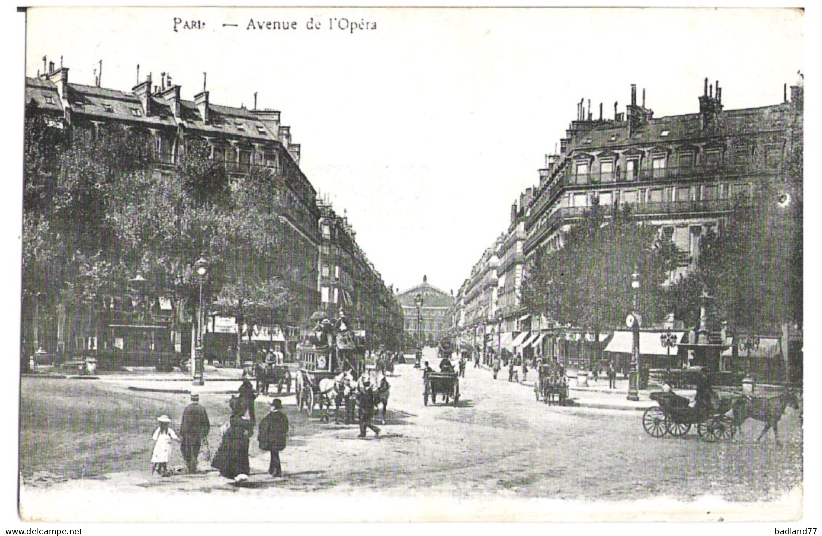 75 - PARIS - Avenue De L'Opéra - Sonstige & Ohne Zuordnung