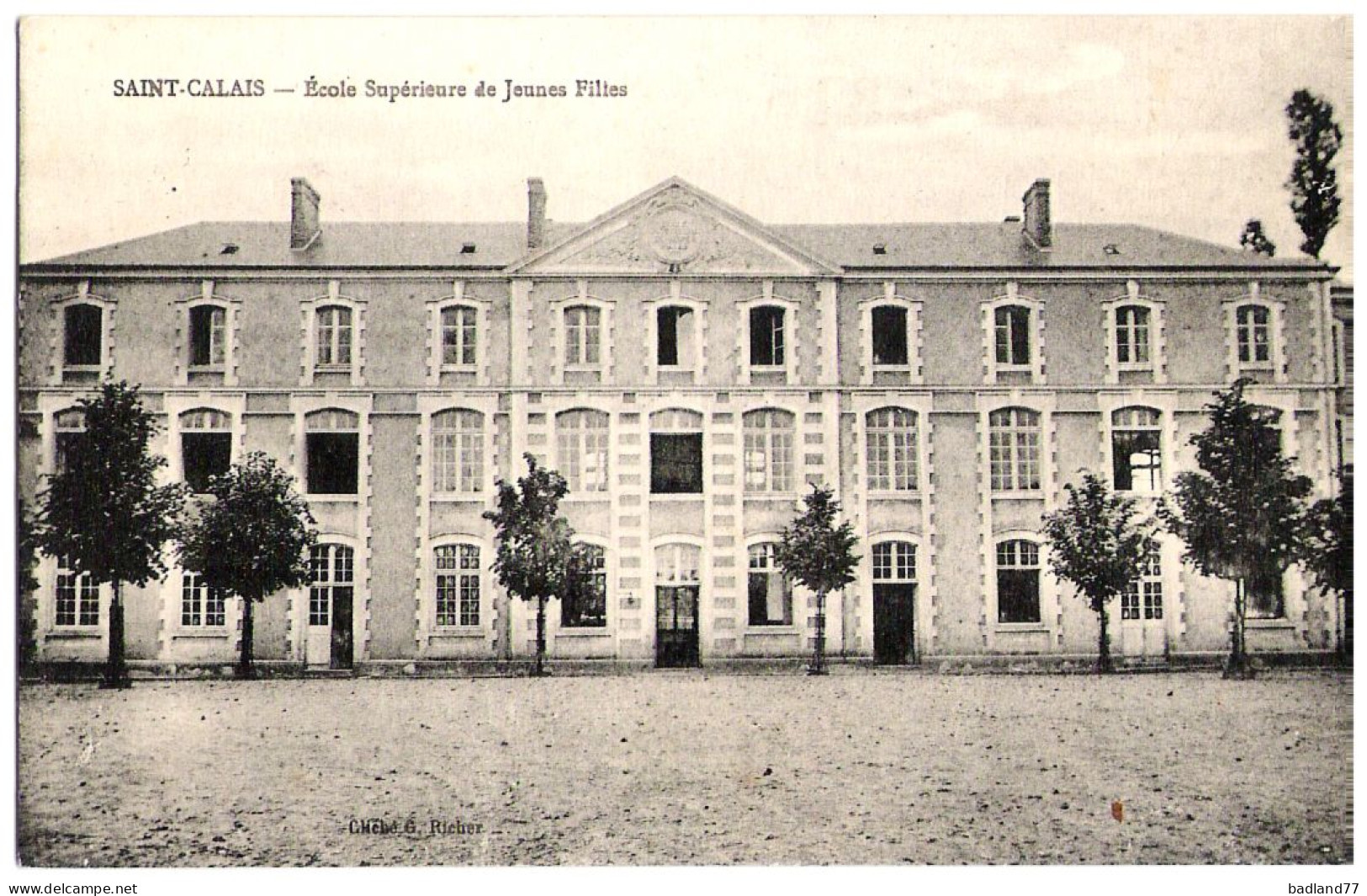 72 - SAINT CALAIS - Ecole De Jeunes Filles - Saint Calais