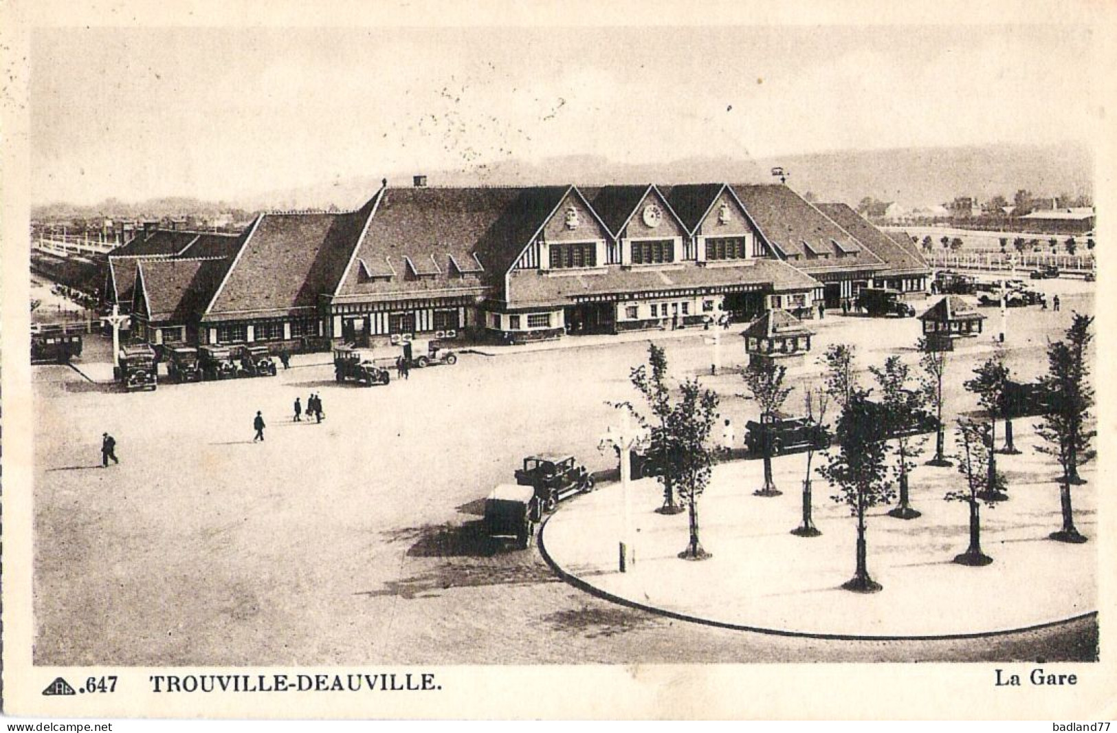 14 - TROUVILLE - La Gare Voitures - Sonstige & Ohne Zuordnung