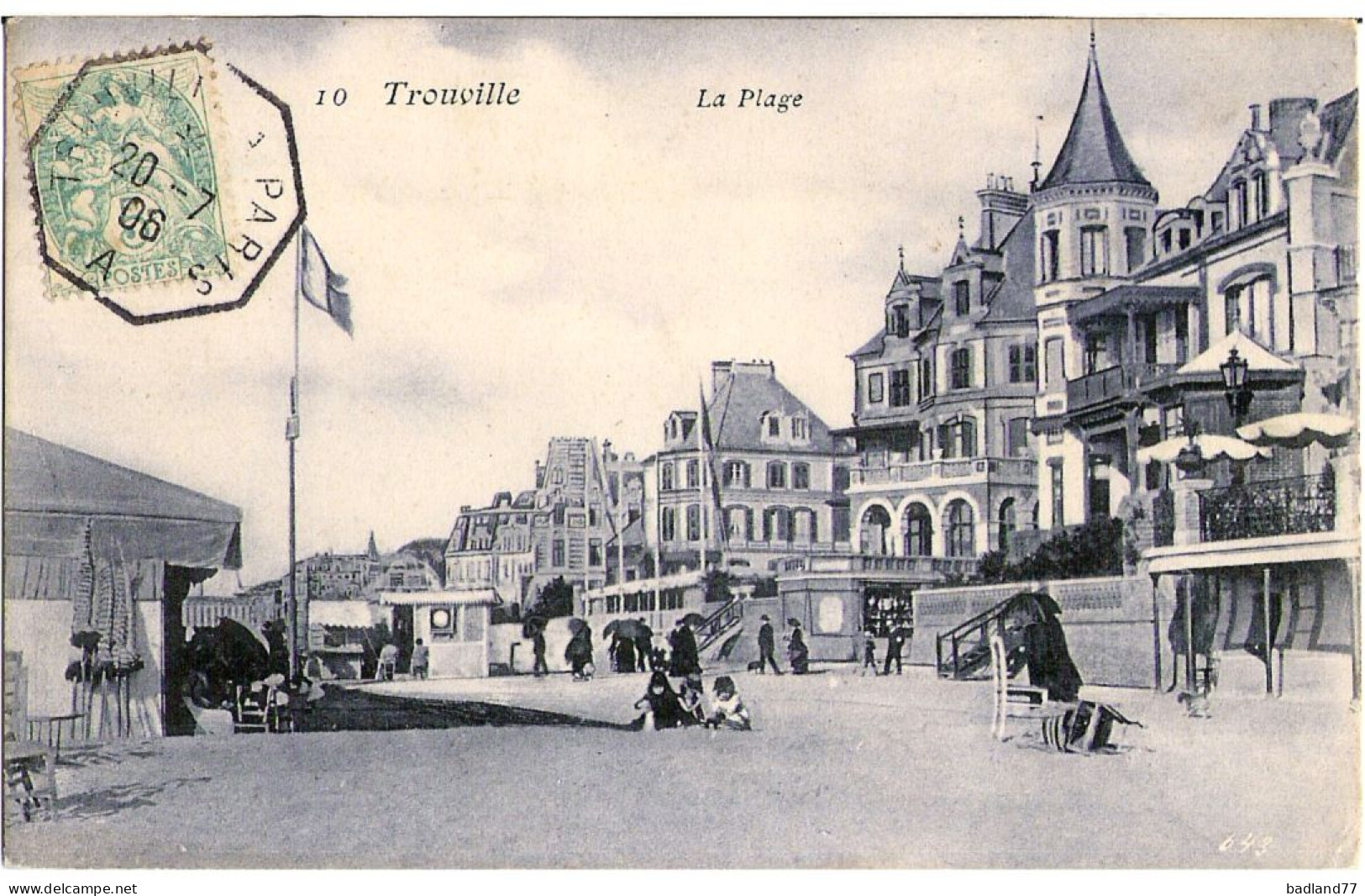 14 - TROUVILLE - La Plage - Sonstige & Ohne Zuordnung